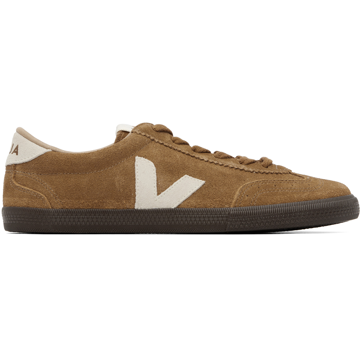 VEJA Tan Volley Suede Sneakers