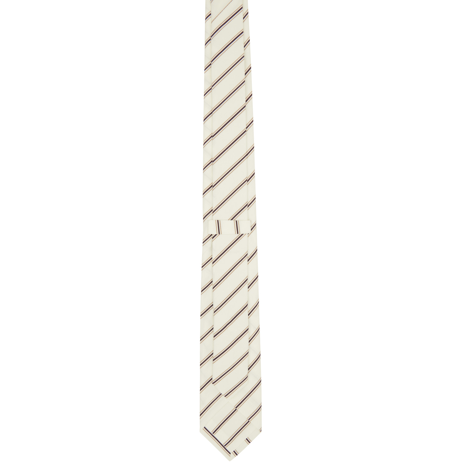  Lgn Louis Gabriel Nouchi Off-white Rayée Tie 