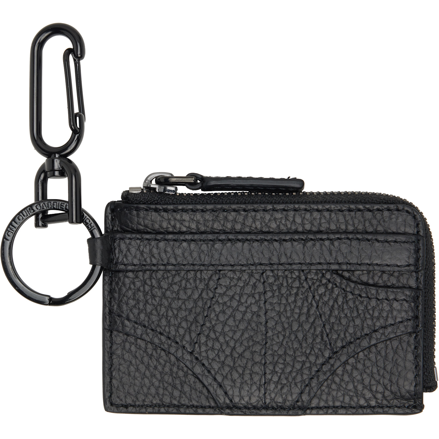 LGN Louis Gabriel Nouchi Black Brief Card Holder