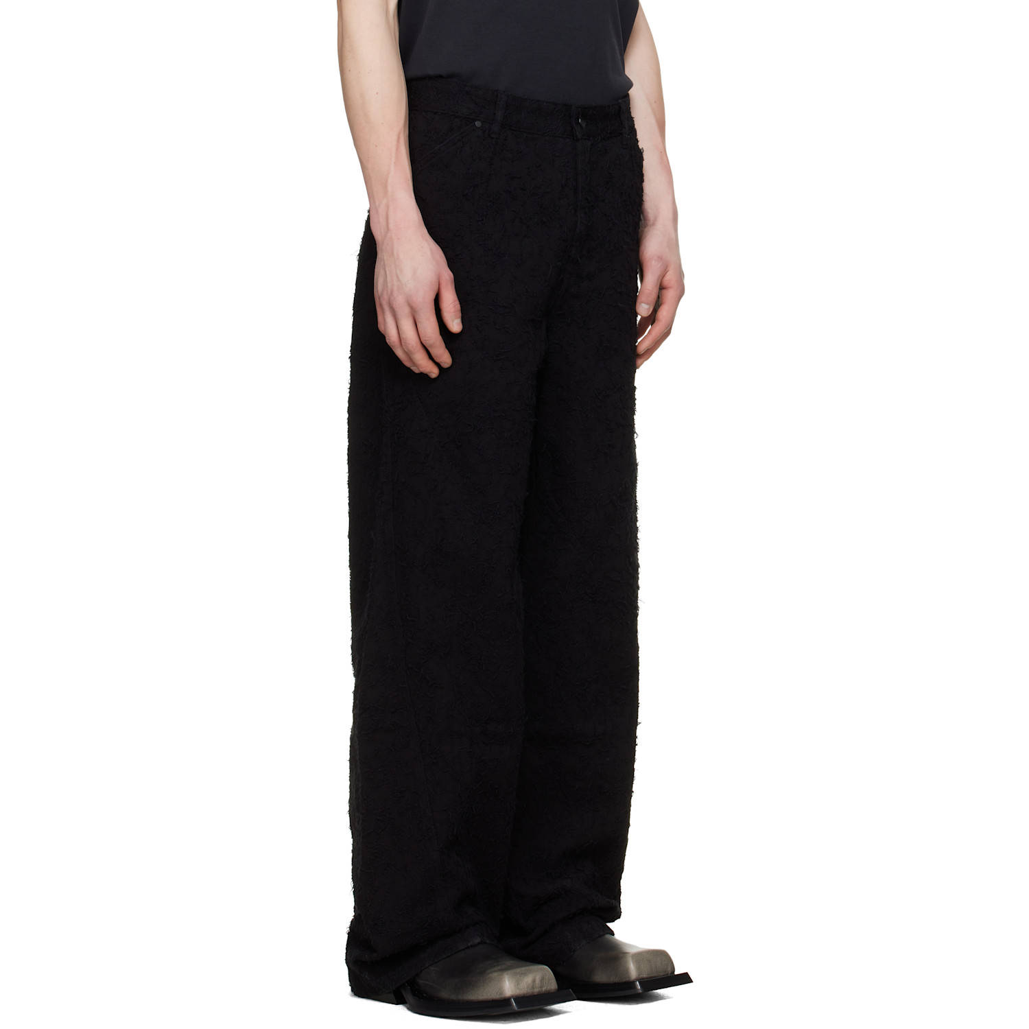  Lgn Louis Gabriel Nouchi Black Nep Denim Jeans 