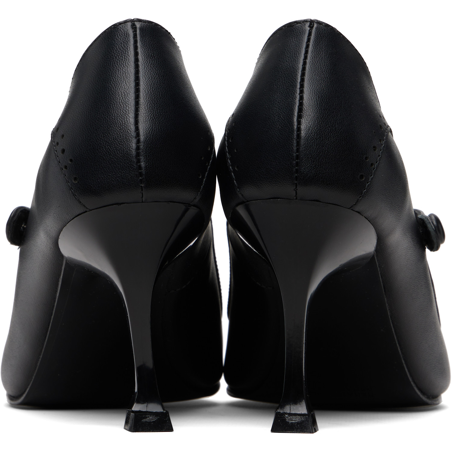  Renaissance Renaissance Black Dame Kitten Heels 