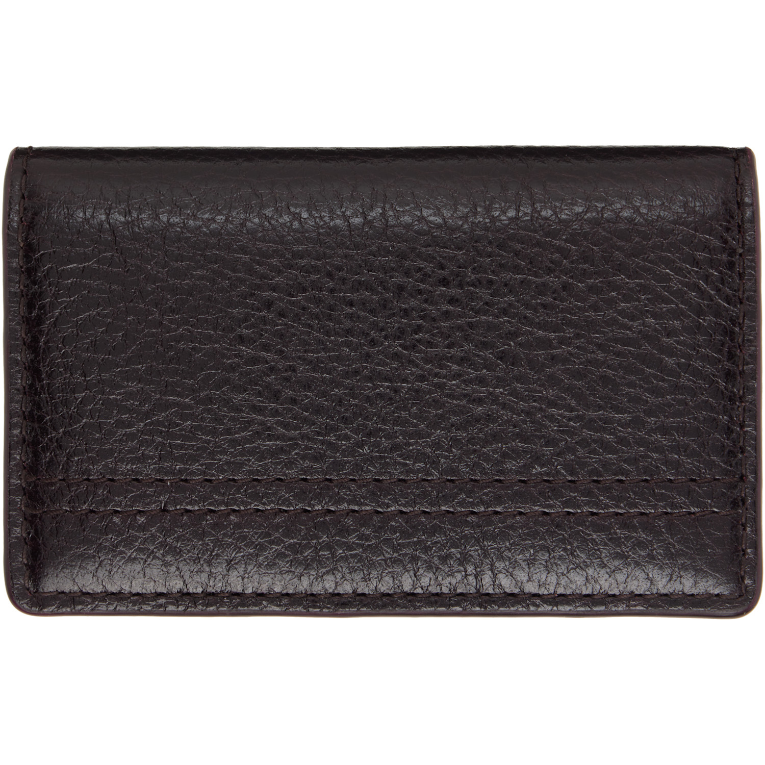  Lemaire Brown Gear Pocket Organizer Card Holder 