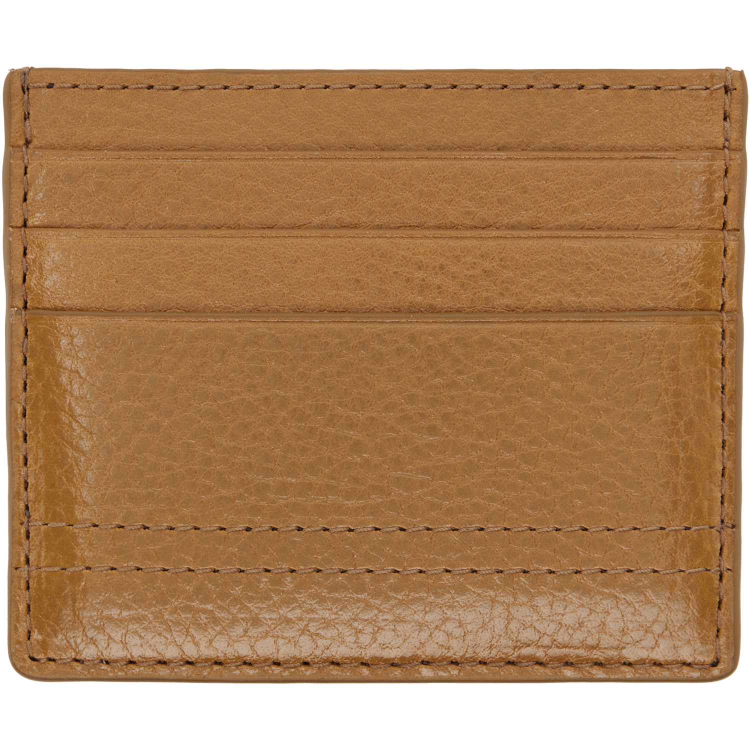  Lemaire Tan Gear Card Holder 