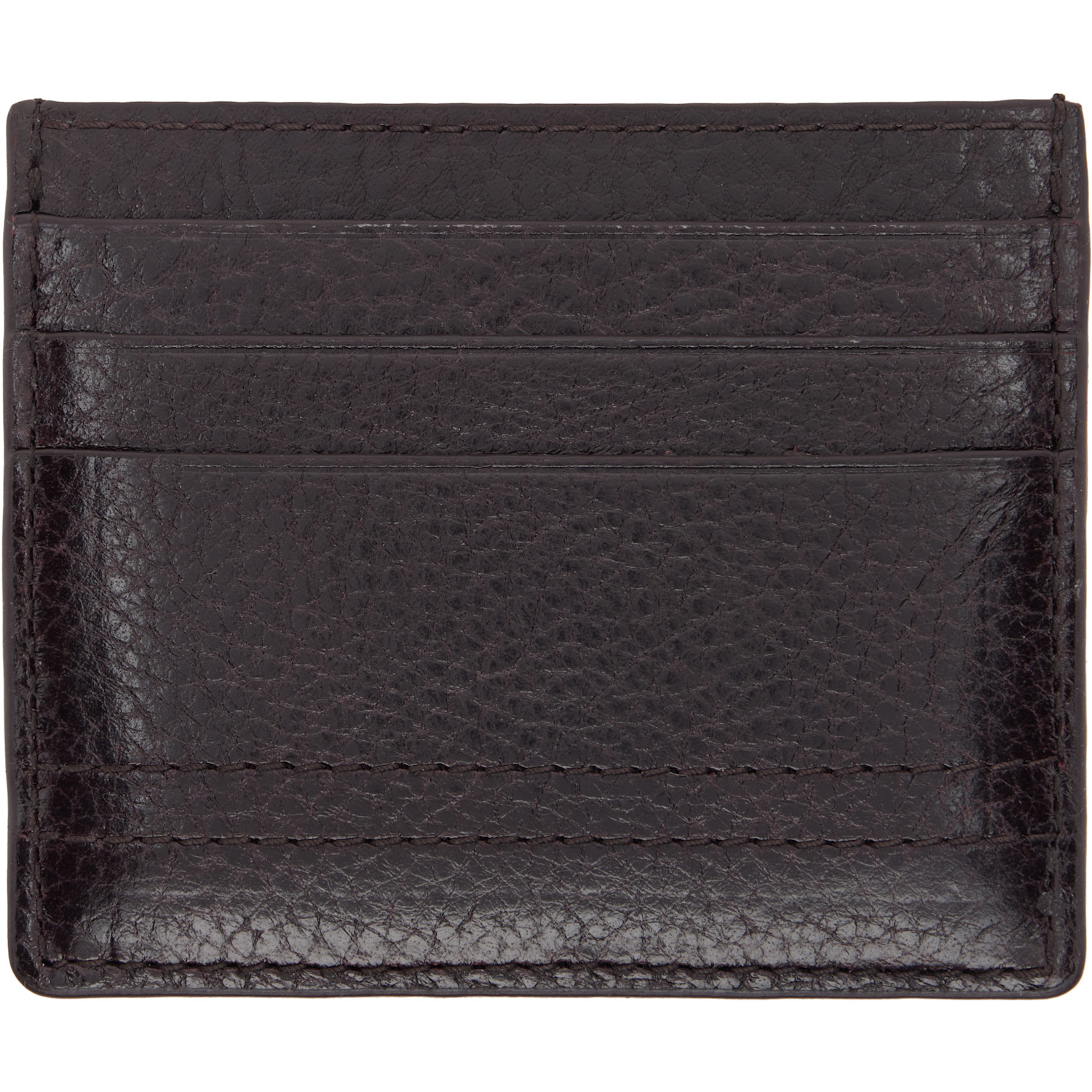  Lemaire Brown Gear Card Holder 