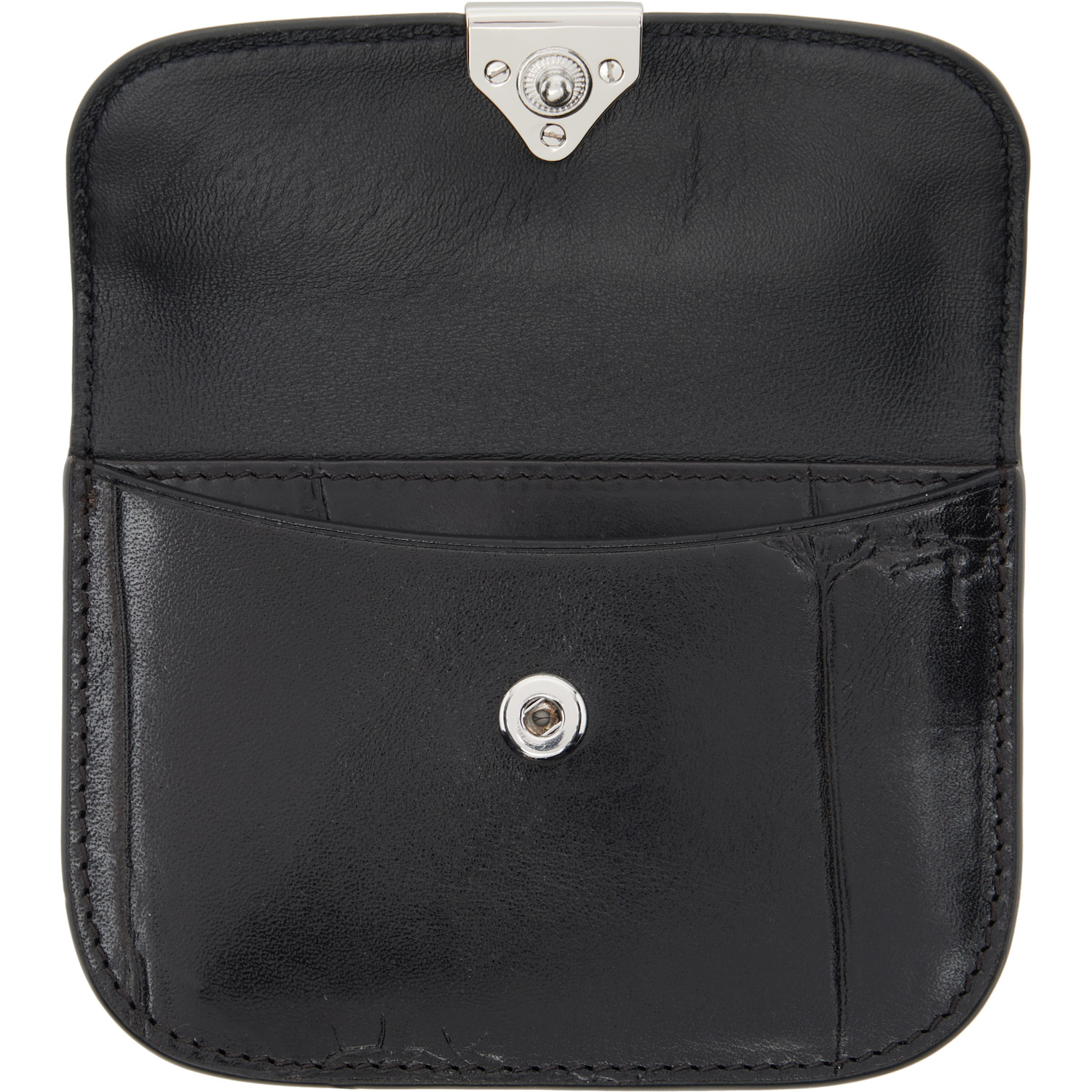  Lemaire Brown Soft Tab Card Holder 