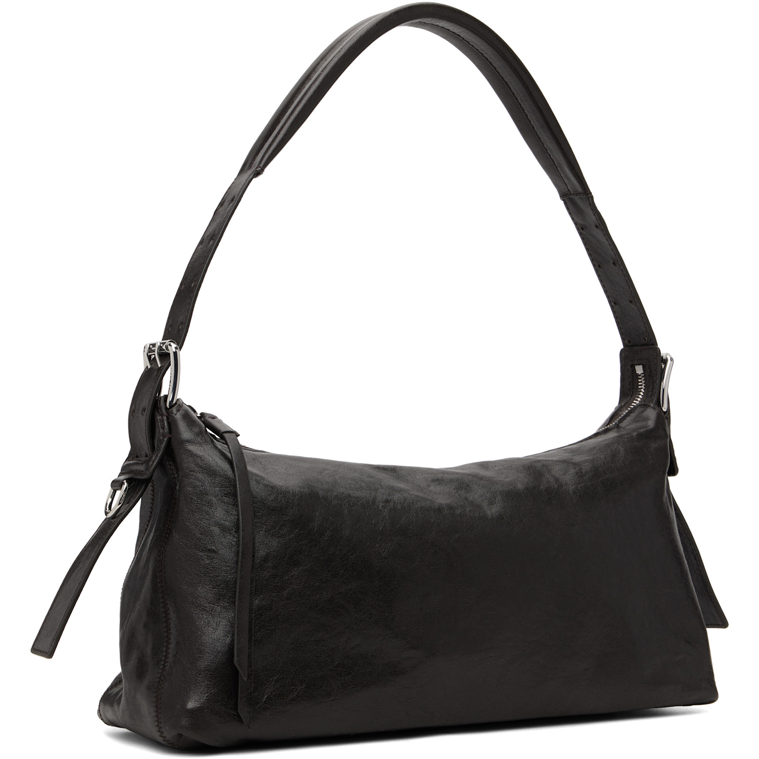  Lemaire Brown Belted Baguette Bag 