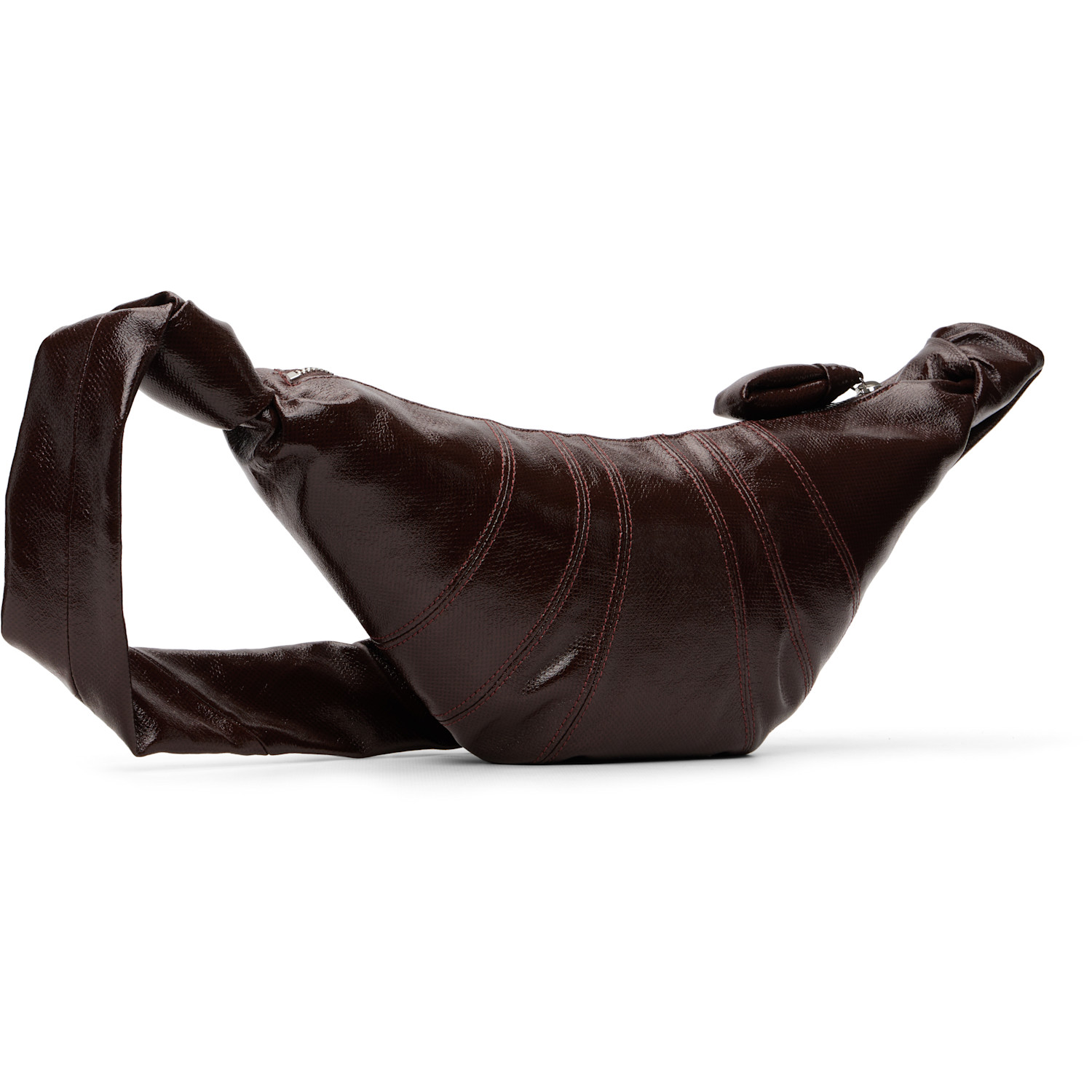  Lemaire Brown Small Croissant Bag 