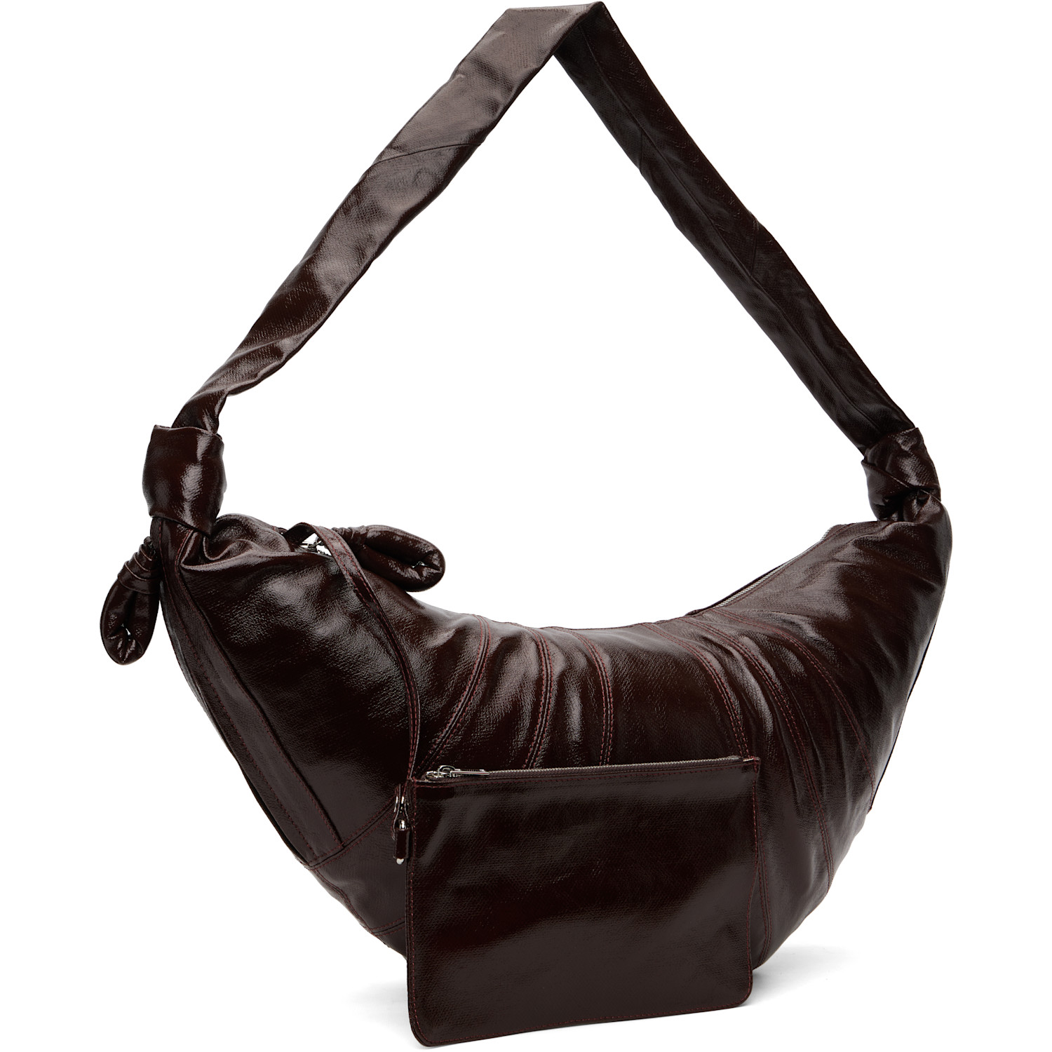  Lemaire Brown Large Croissant Bag 