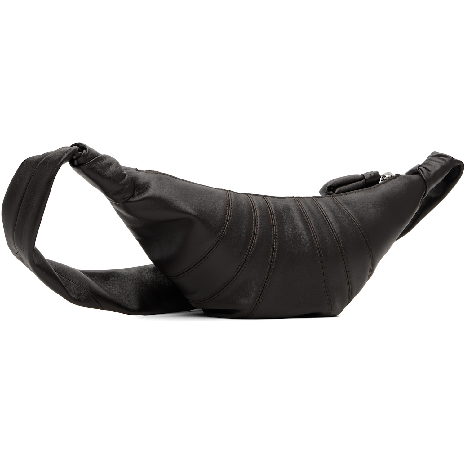  Lemaire Brown Small Croissant Bag 