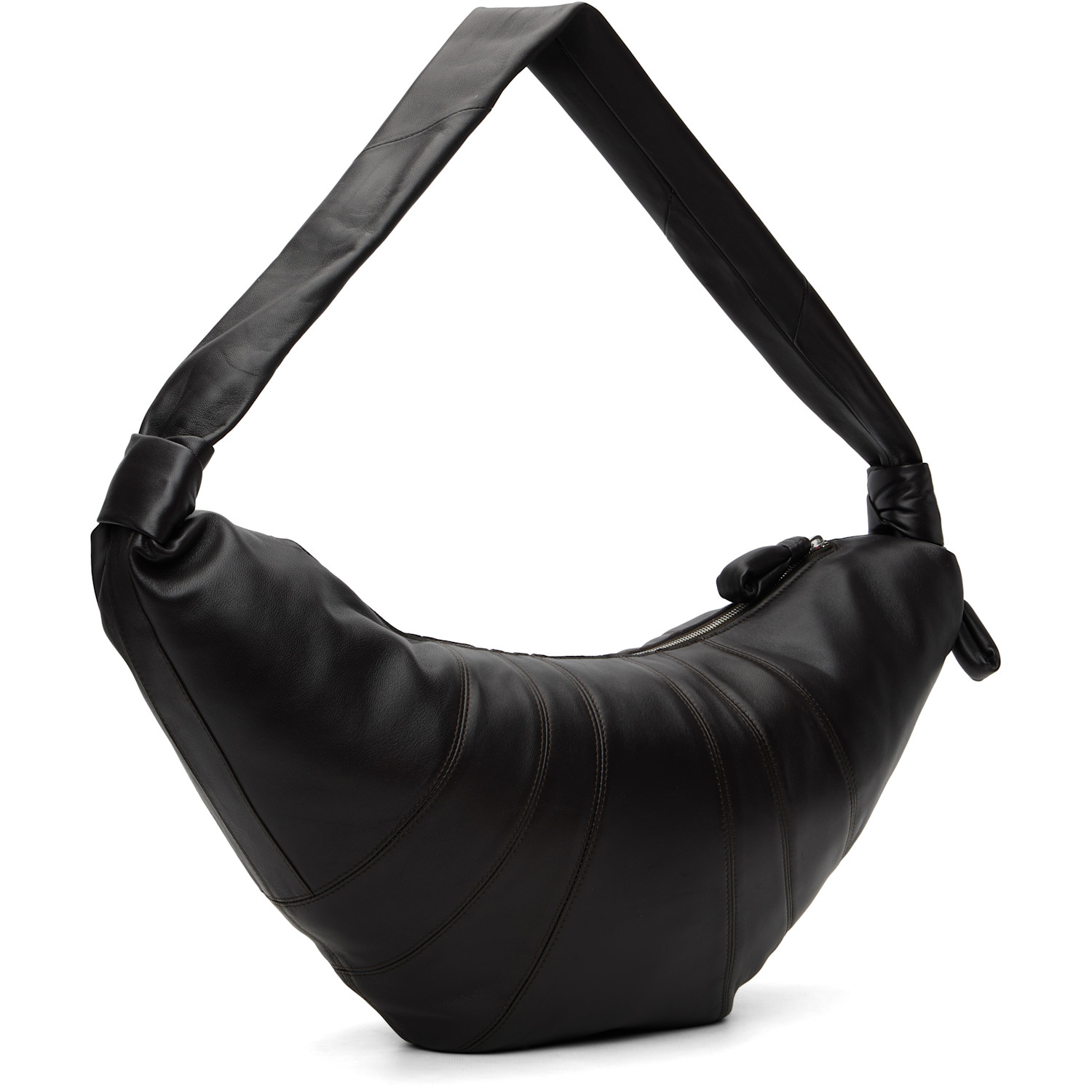  Lemaire Brown Large Croissant Bag 