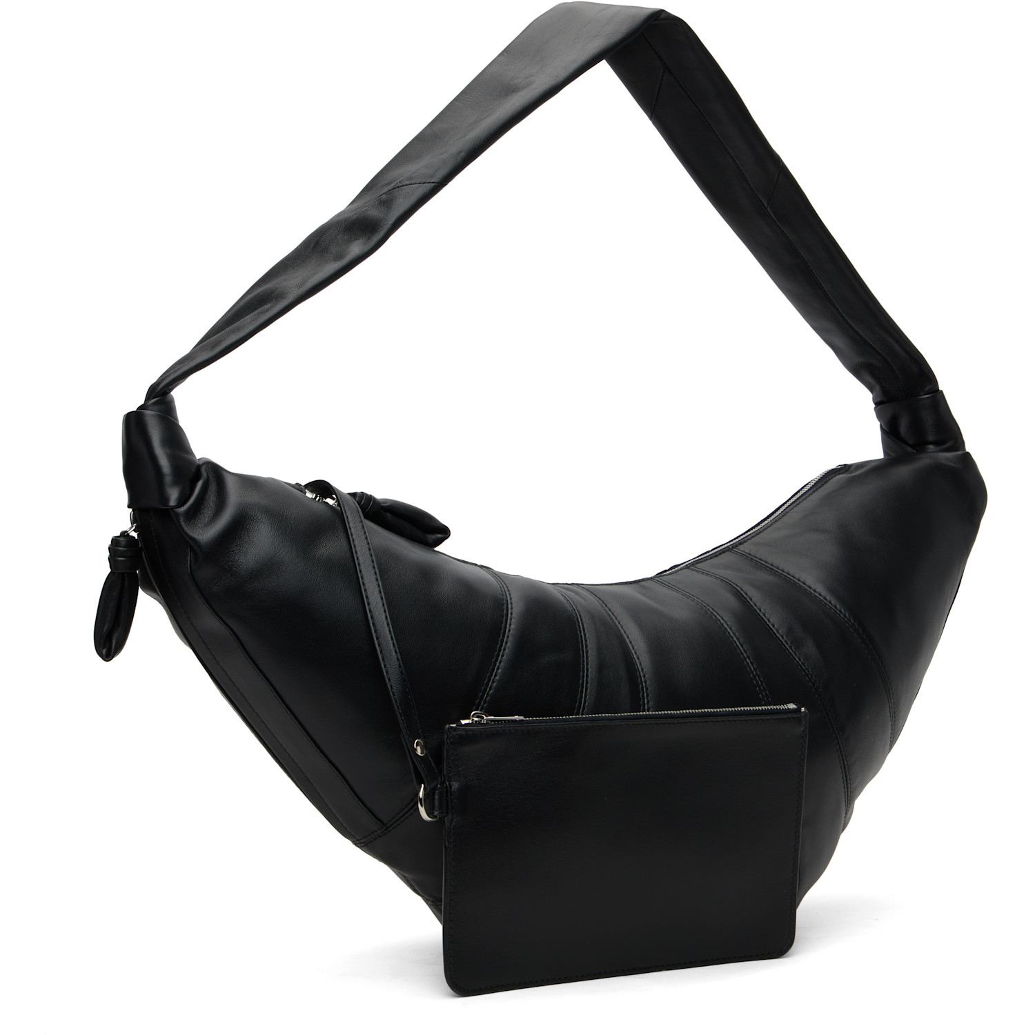  Lemaire Black Large Croissant Bag 