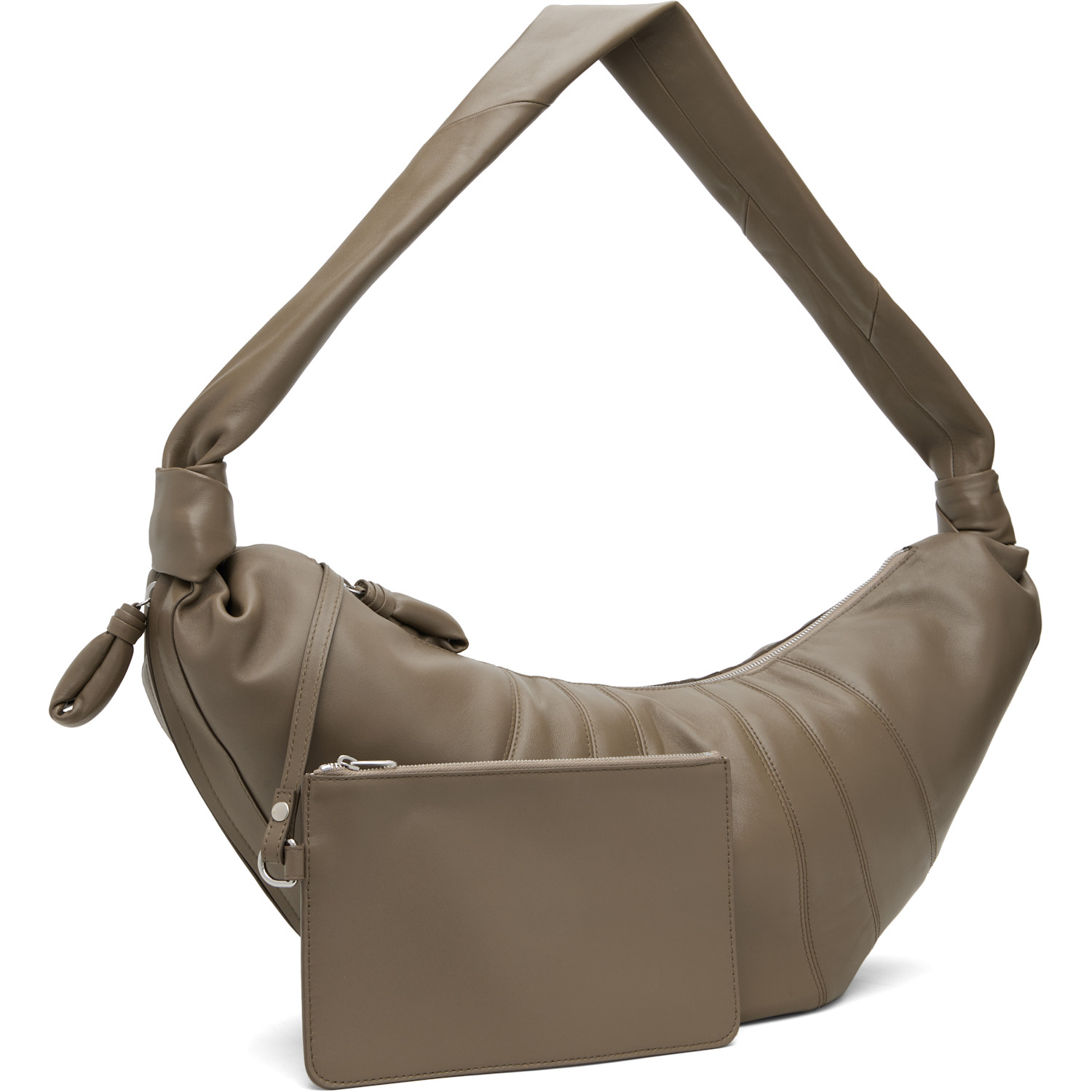  Lemaire Khaki Large Croissant Bag 