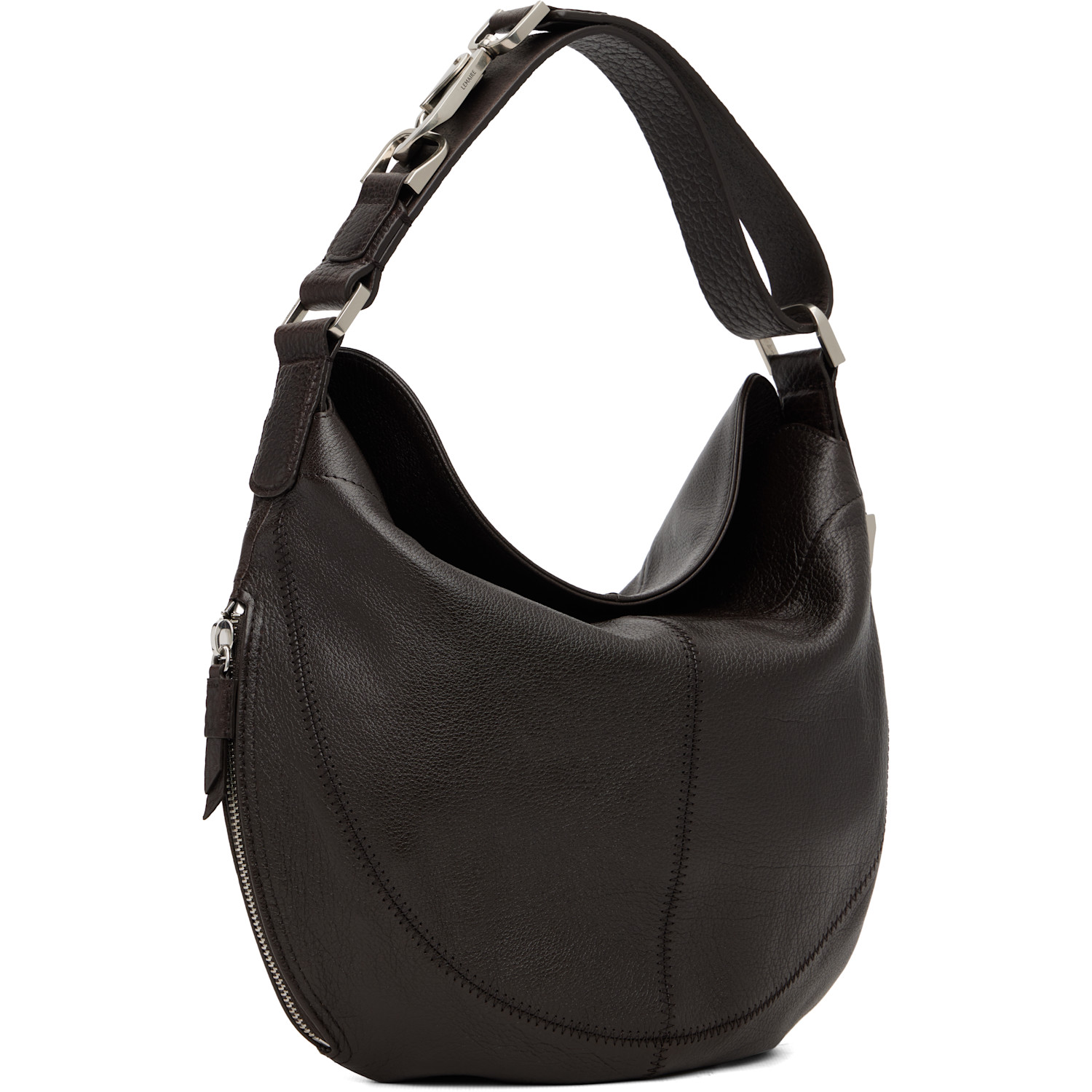  Lemaire Brown Quiver Clip Bag 