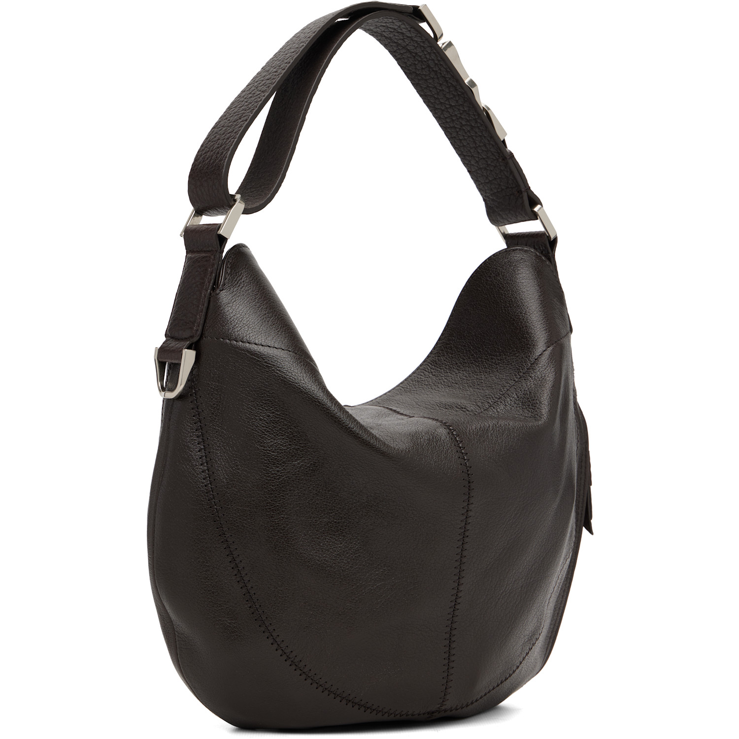  Lemaire Brown Quiver Clip Bag 