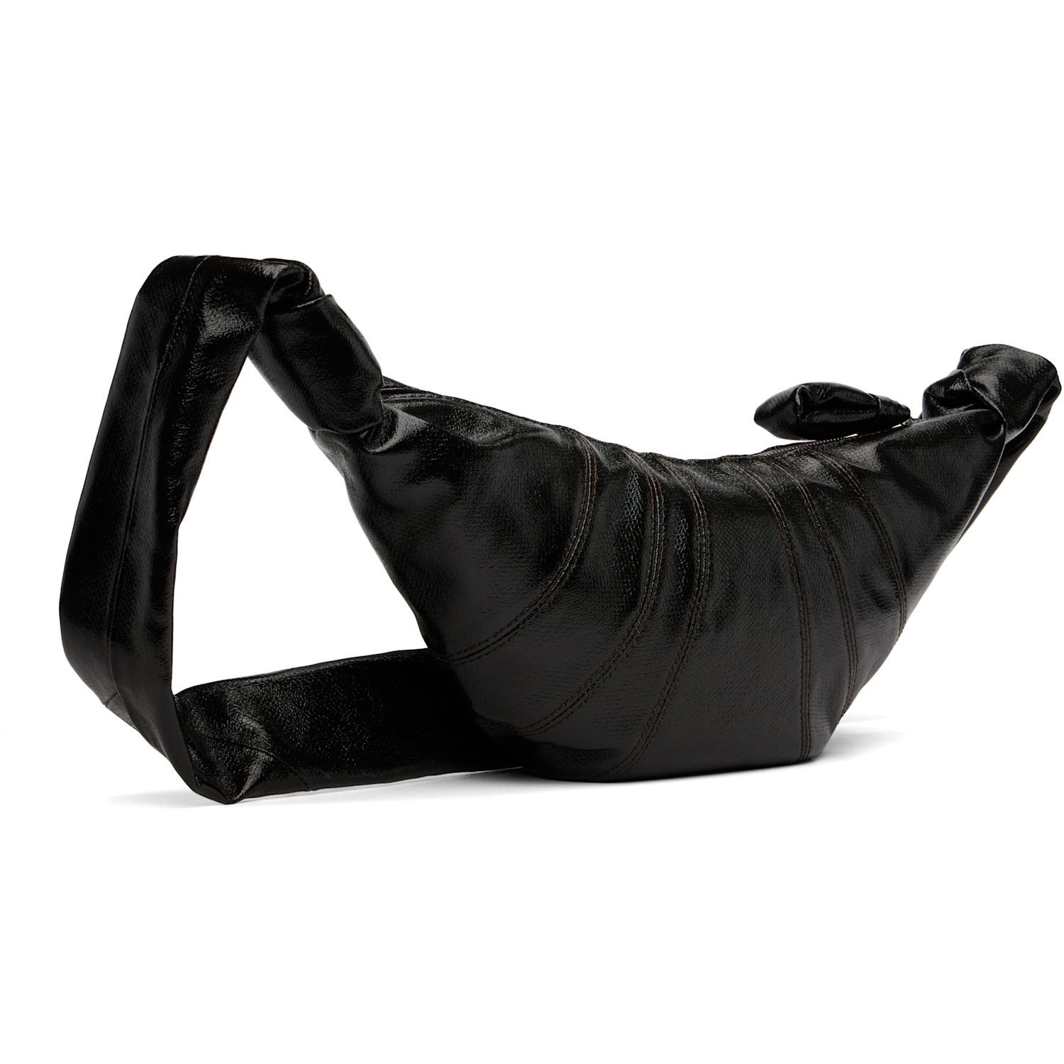  Lemaire Brown Small Croissant Bag 