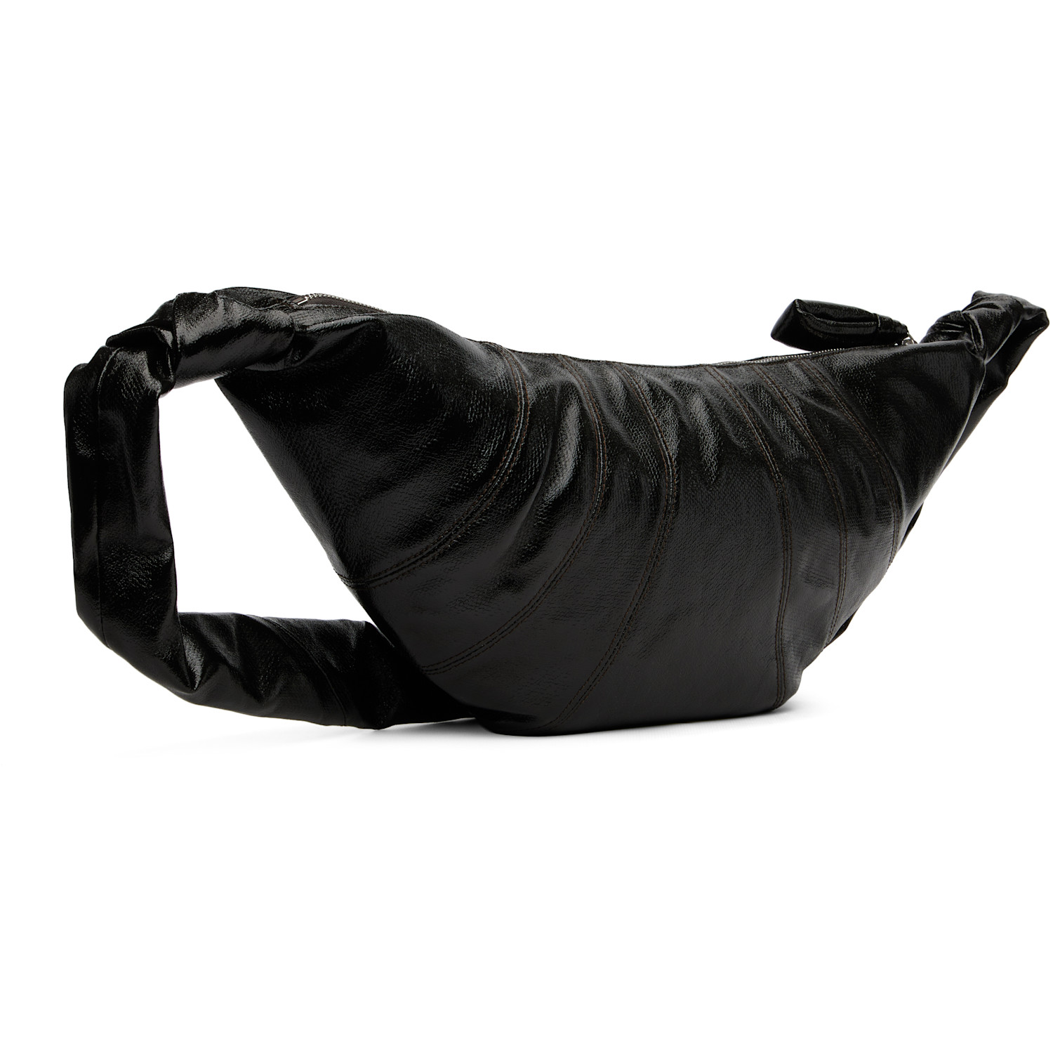  Lemaire Brown Medium Croissant Bag 