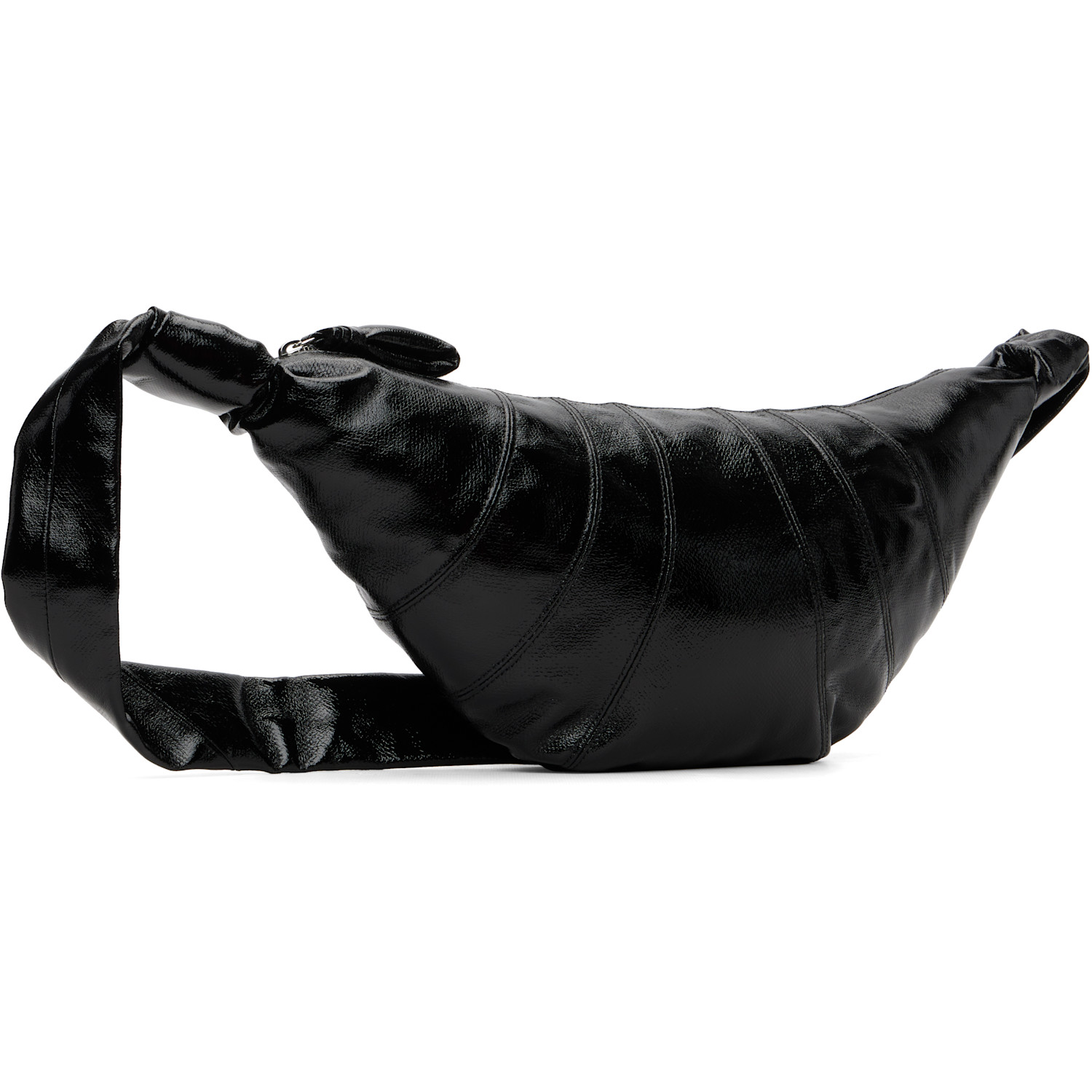  Lemaire Black Medium Croissant Bag 