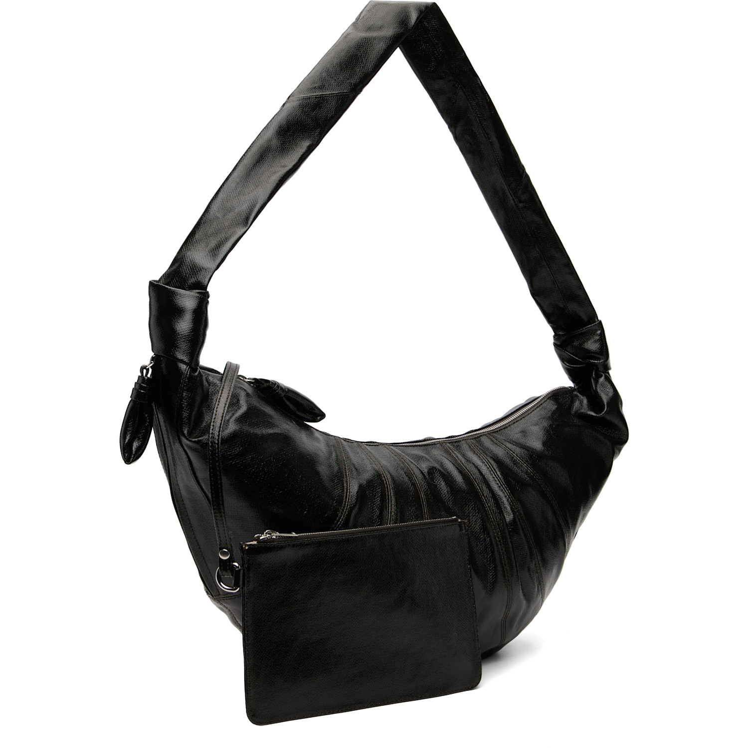  Lemaire Brown Large Croissant Bag 