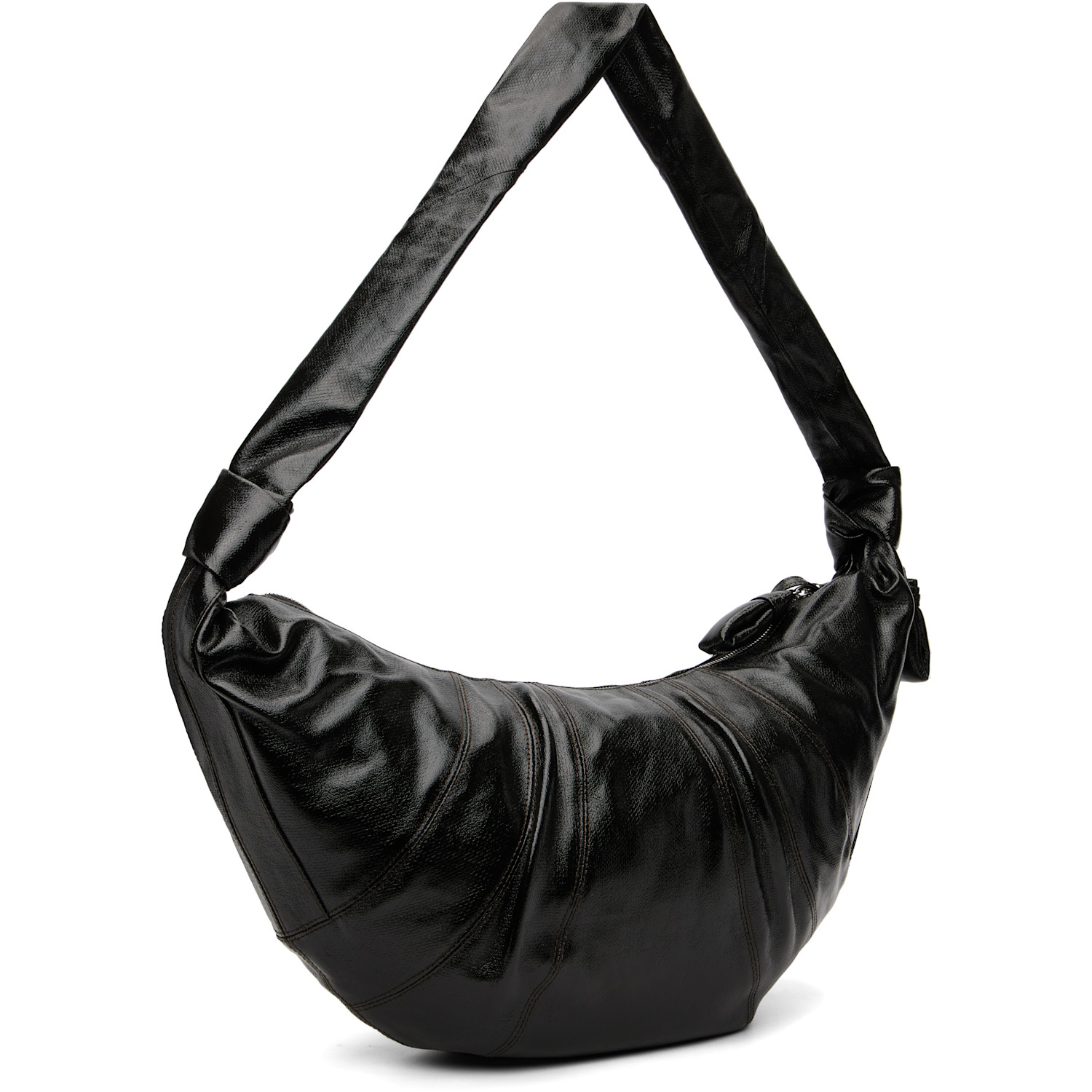  Lemaire Brown Large Croissant Bag 