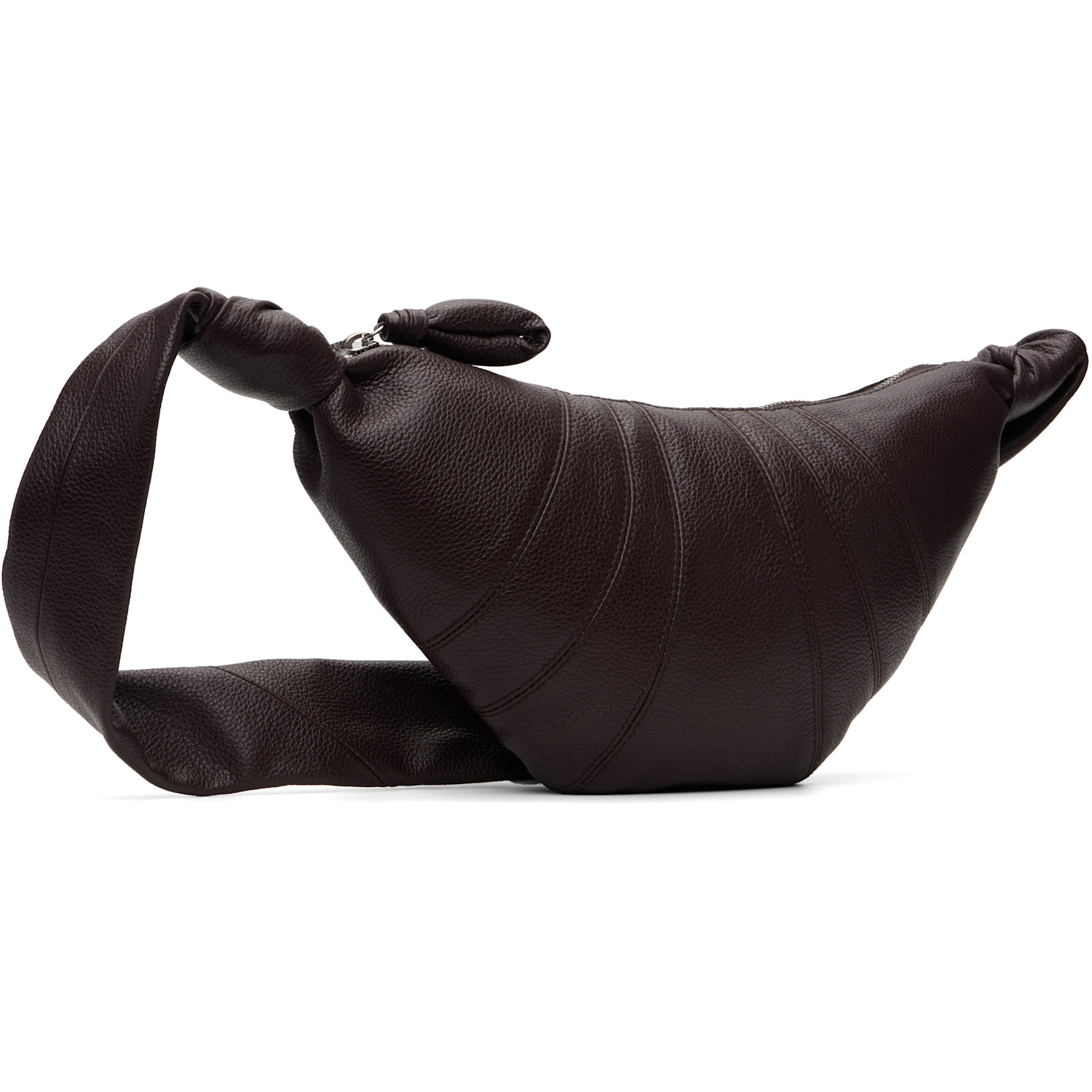  Lemaire Burgundy Small Croissant Bag 