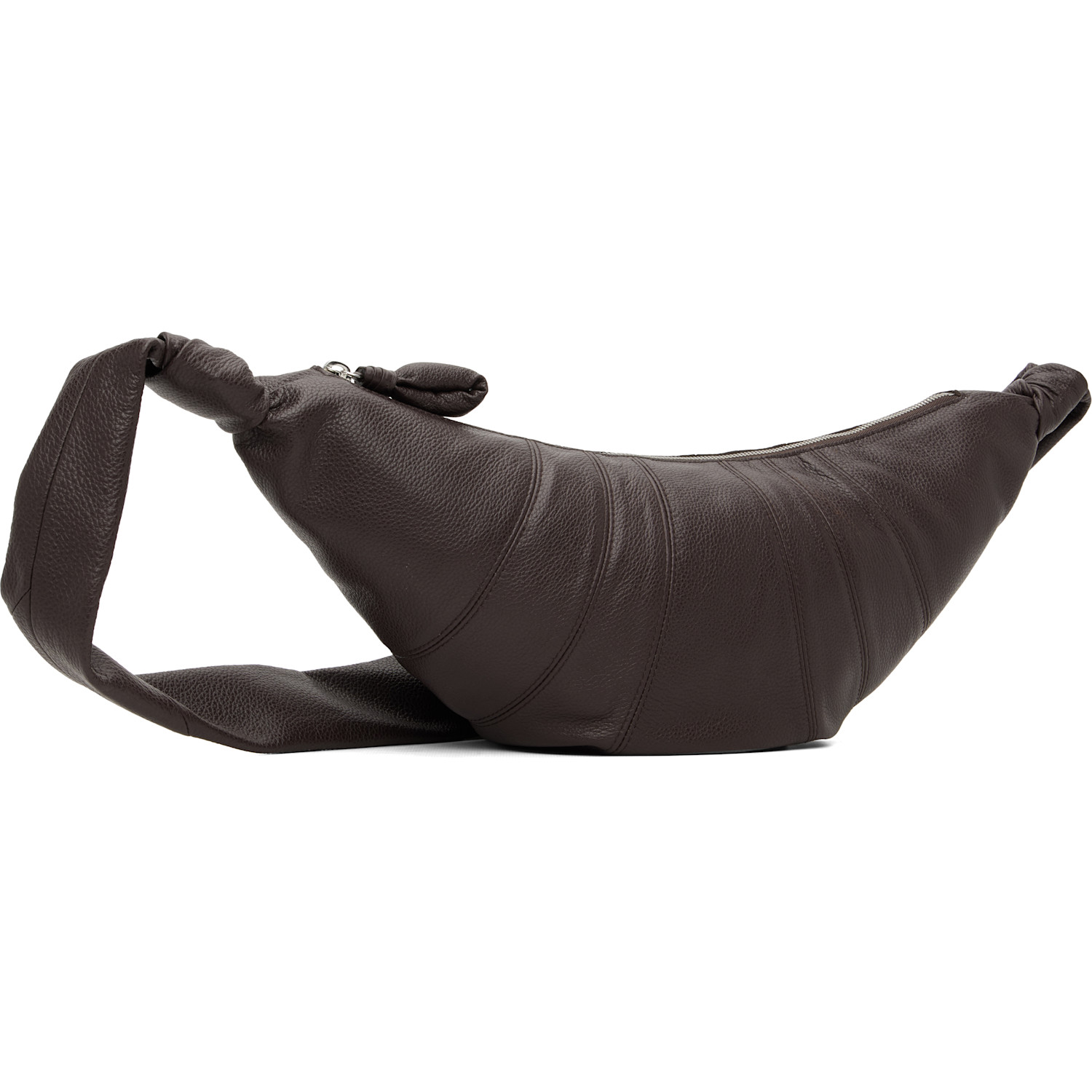  Lemaire Brown Medium Croissant Bag 