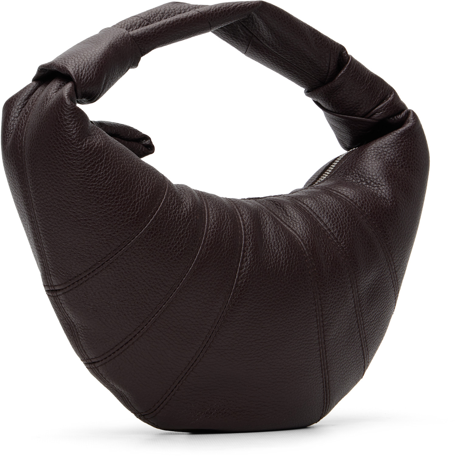  Lemaire Brown Mini Fortune Croissant Bag 