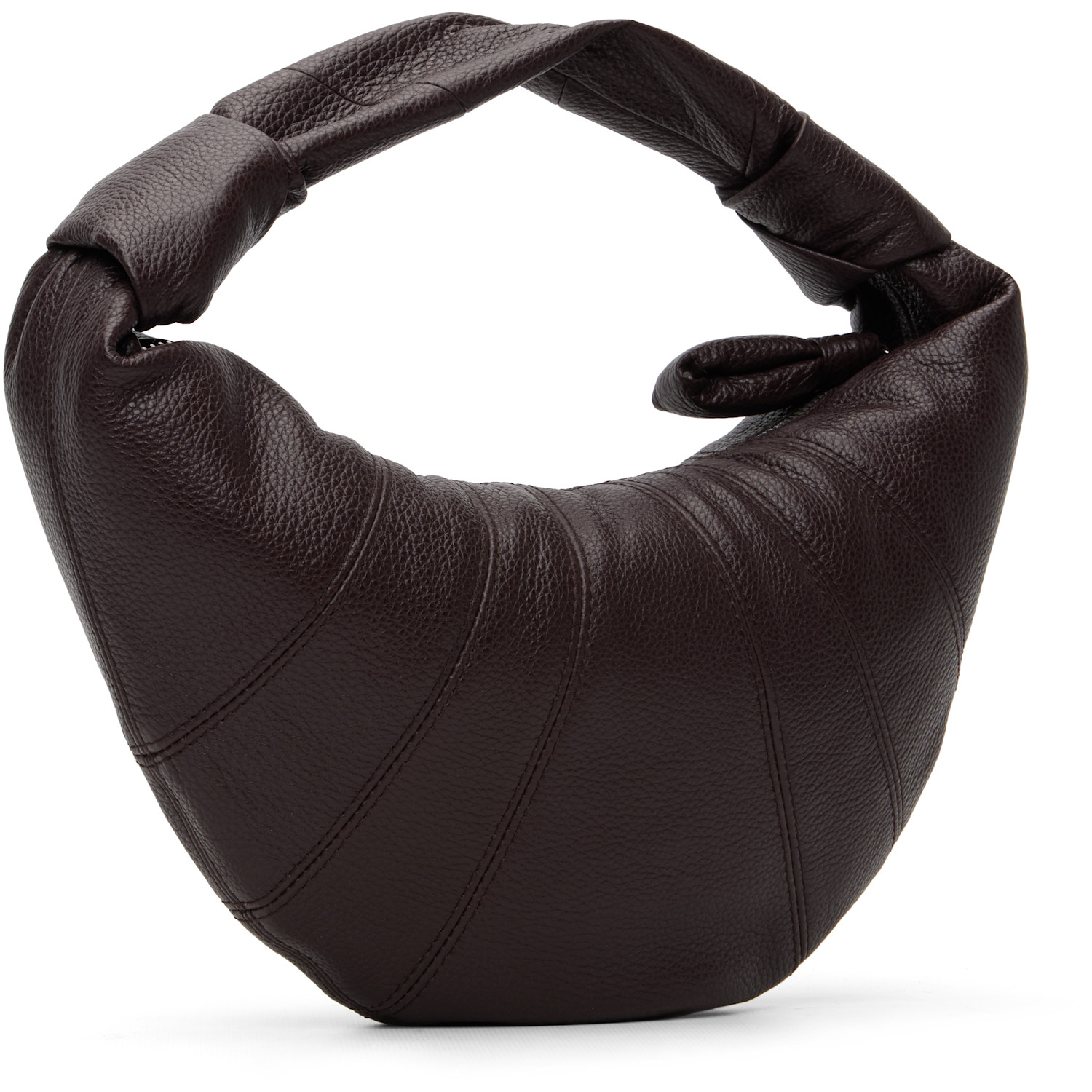  Lemaire Brown Mini Fortune Croissant Bag 