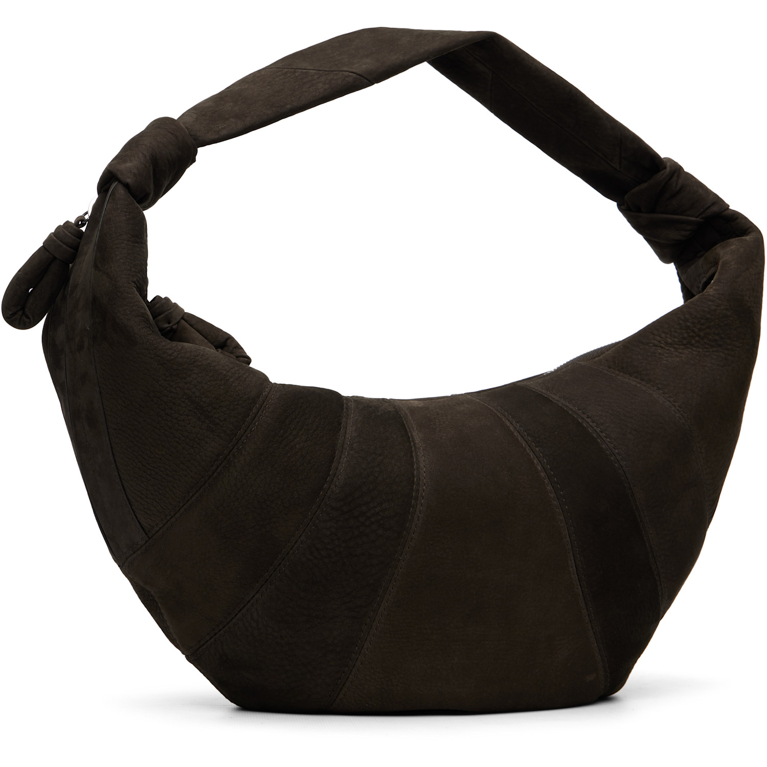  Lemaire Brown Fortune Croissant Bag 