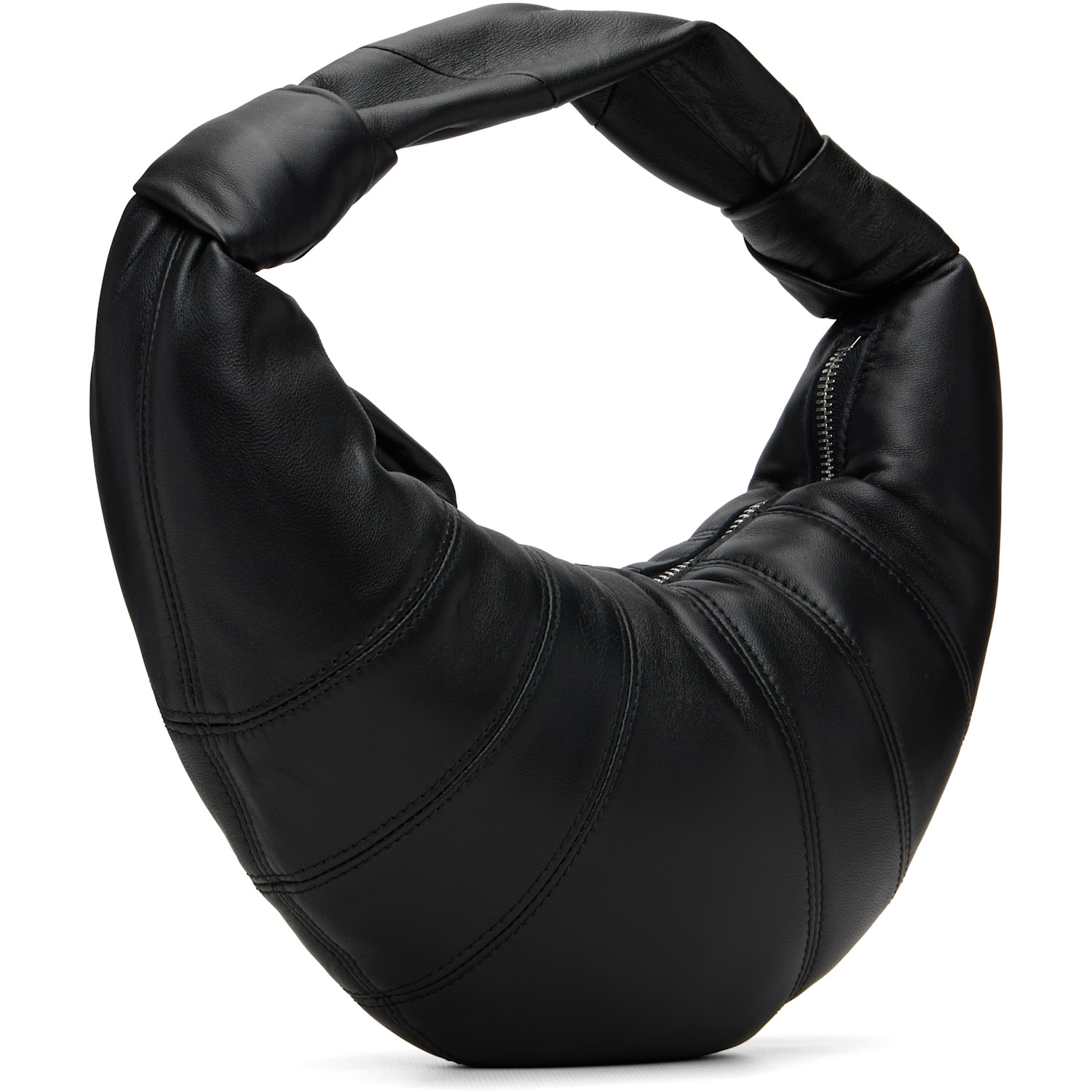  Lemaire Black Mini Fortune Croissant Bag 