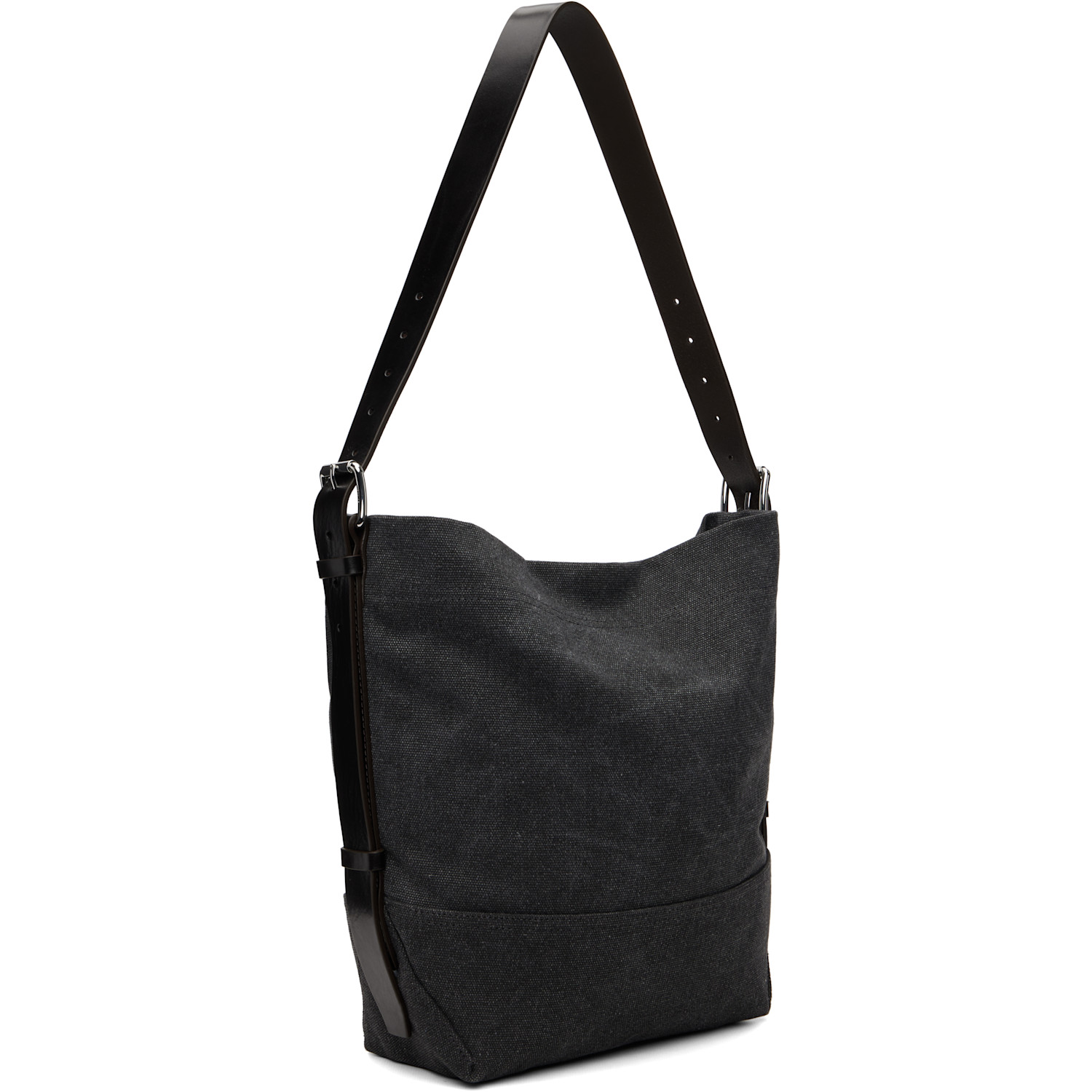  Lemaire Black Small Belted Tote 