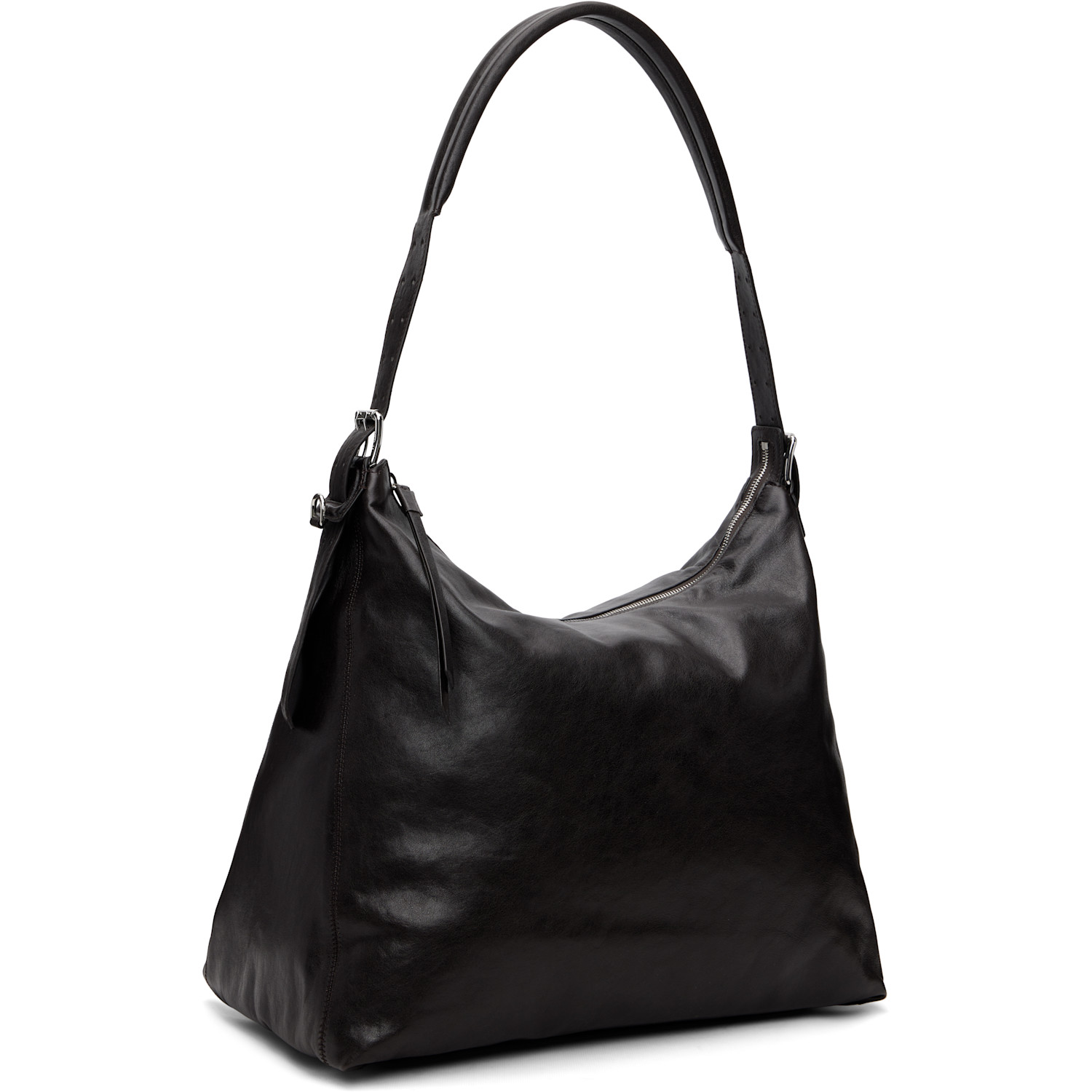  Lemaire Brown Belted Leather Tote 