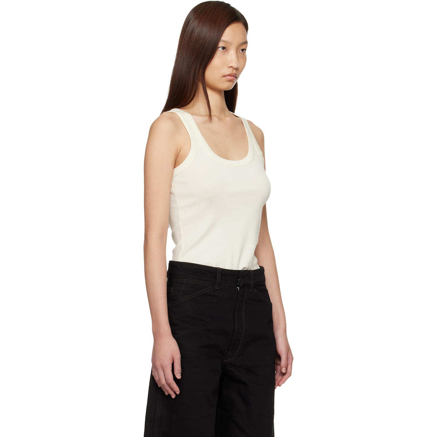  Lemaire Off-white Rib Tank Top 