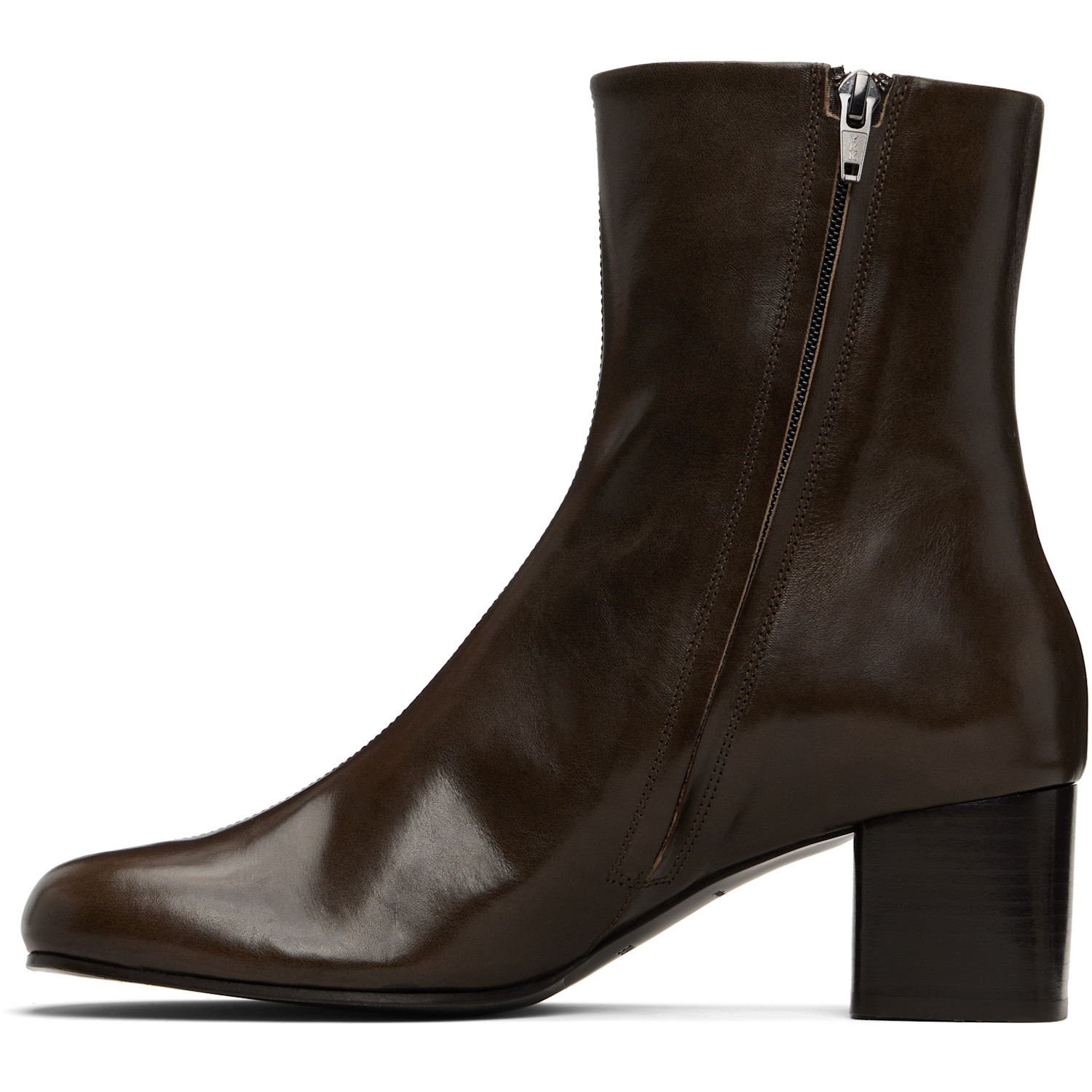  Lemaire Brown Anatomic 55mm Boots 