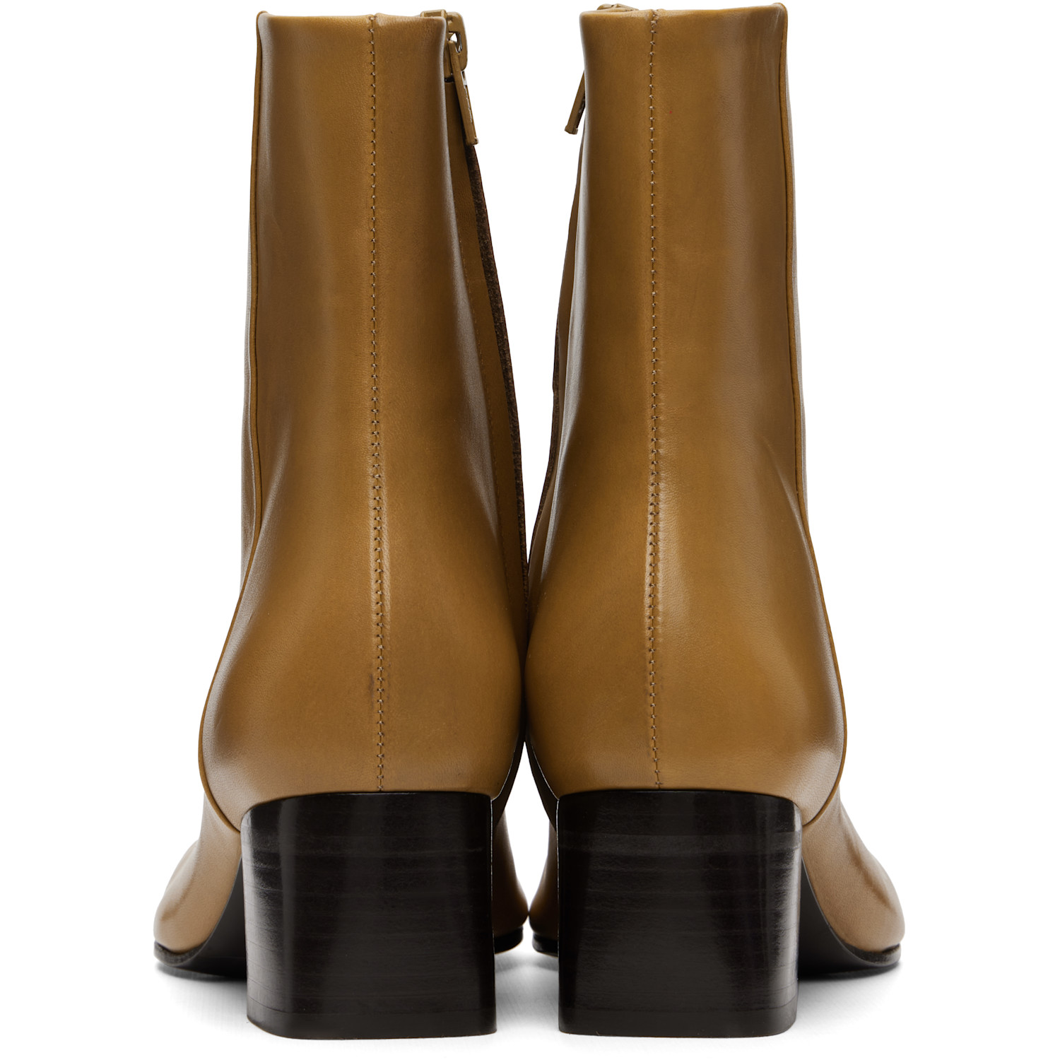  Lemaire Tan Anatomic 55mm Boots 