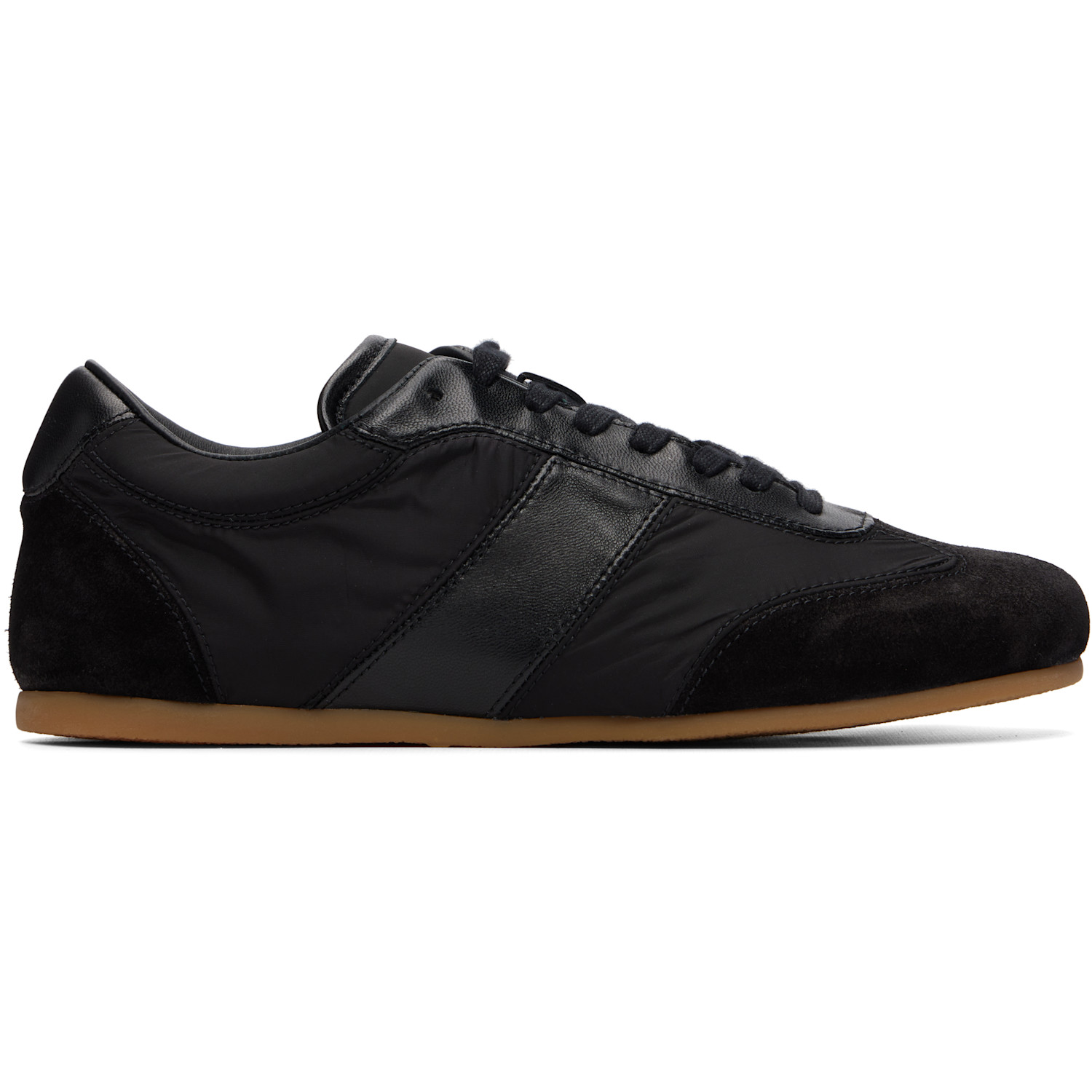 LEMAIRE Black Soft Runner Sneakers