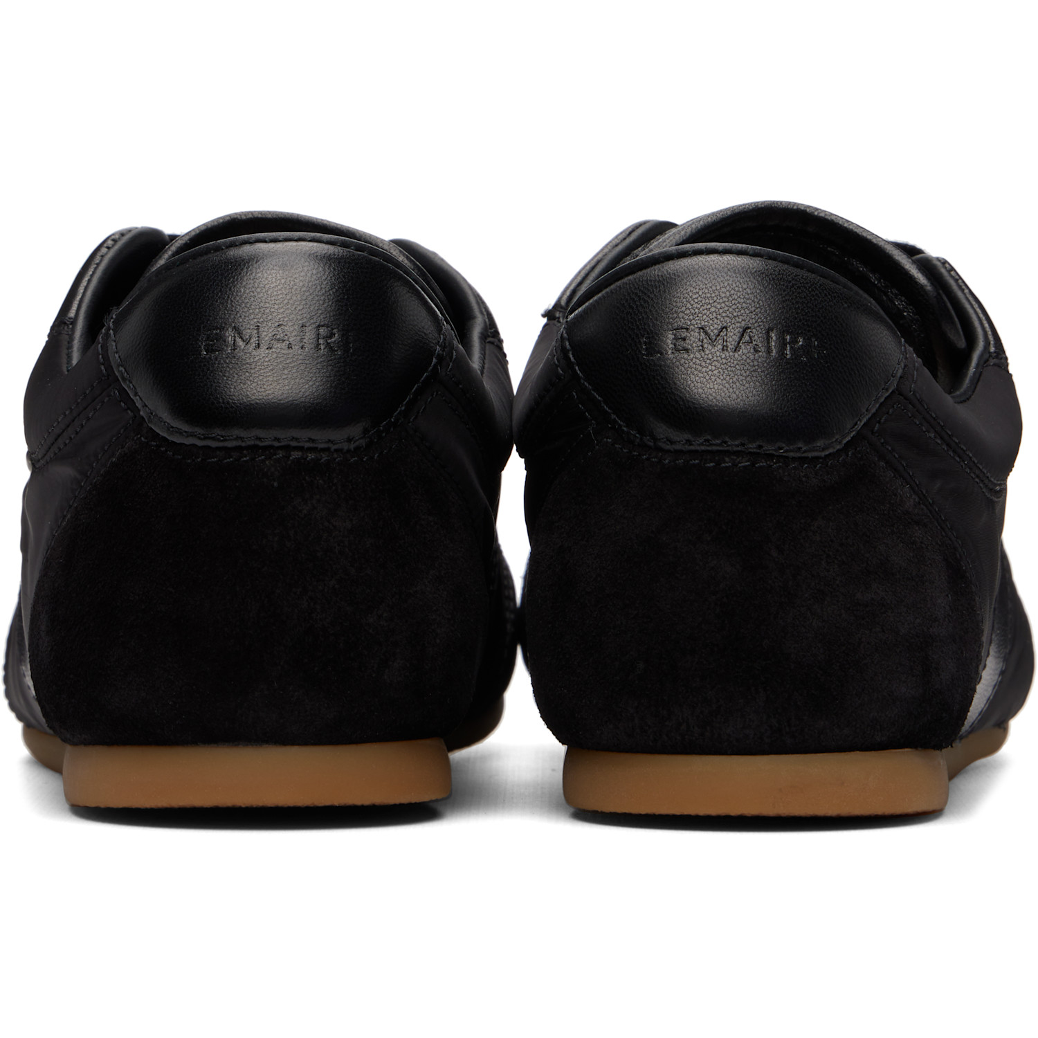  Lemaire Black Soft Runner Sneakers 