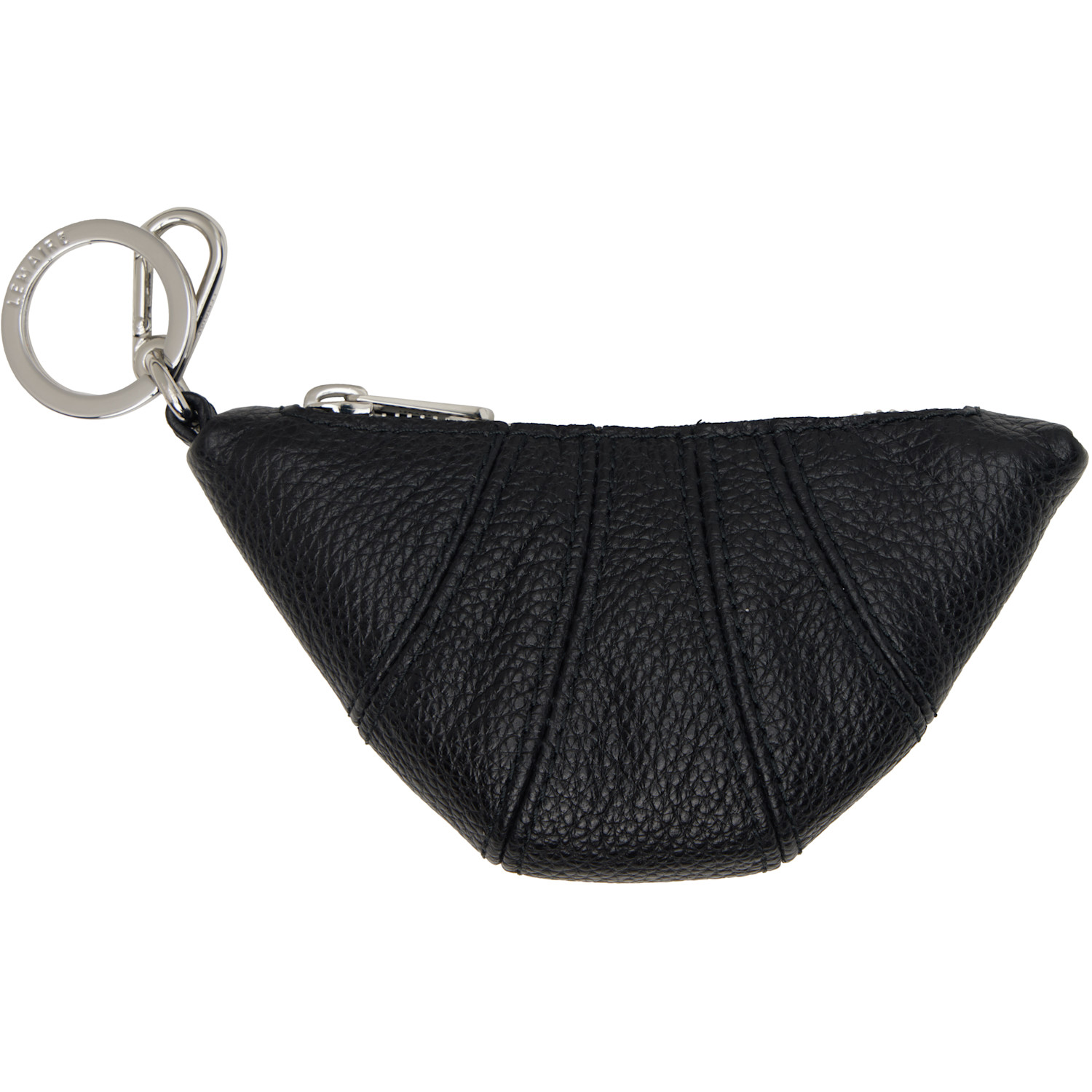  Lemaire Black Mini Croissant Keychain 