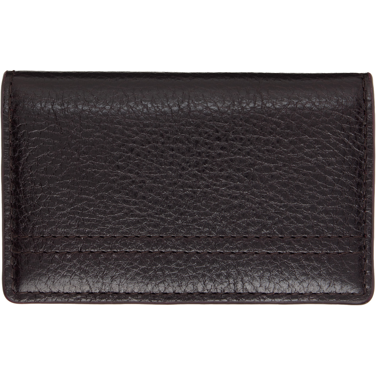  Lemaire Brown Gear Pocket Organizer Card Holder 