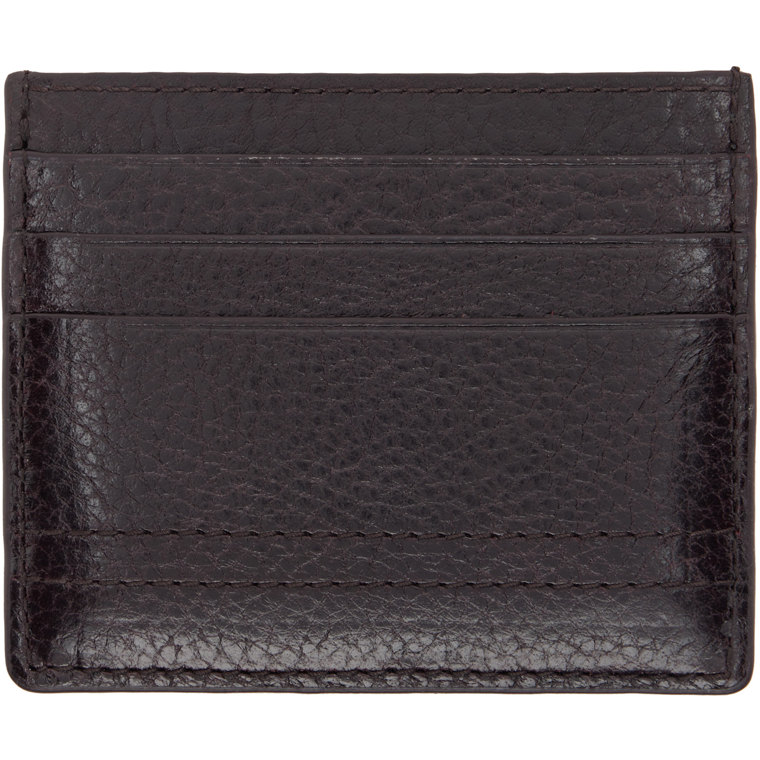  Lemaire Brown Gear Card Holder 