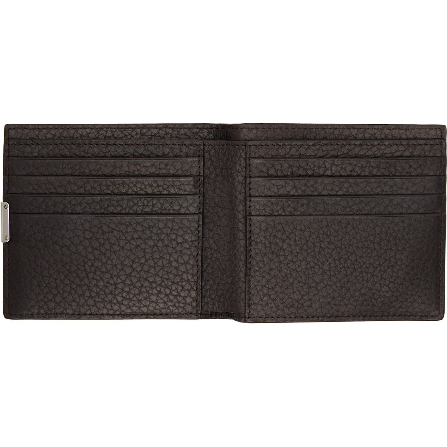  Lemaire Brown Soft Tab Bifold Wallet 