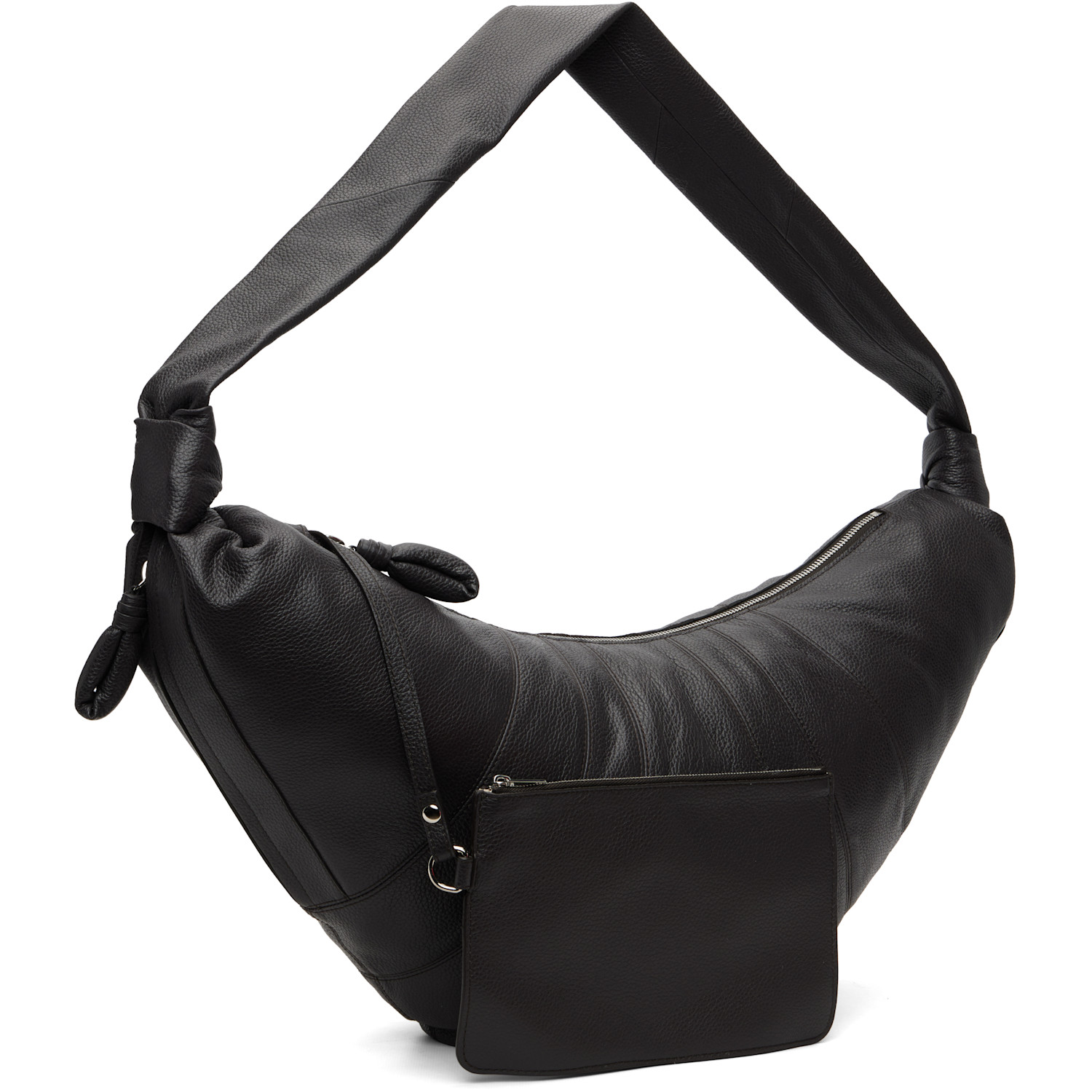  Lemaire Brown Large Croissant Bag 