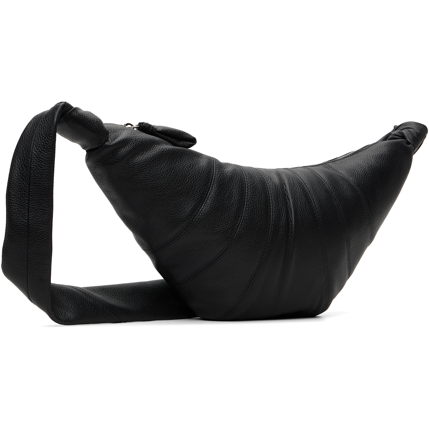  Lemaire Black Medium Croissant Bag 