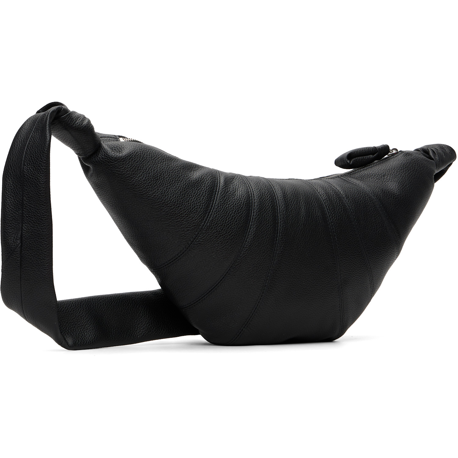  Lemaire Black Medium Croissant Bag 
