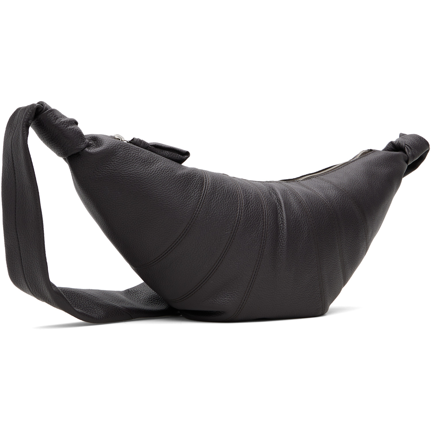  Lemaire Brown Medium Croissant Bag 