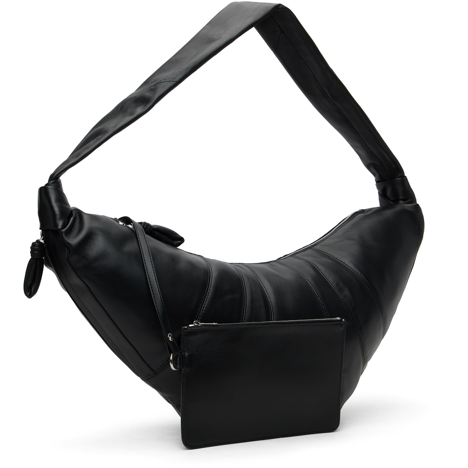  Lemaire Black Large Croissant Bag 
