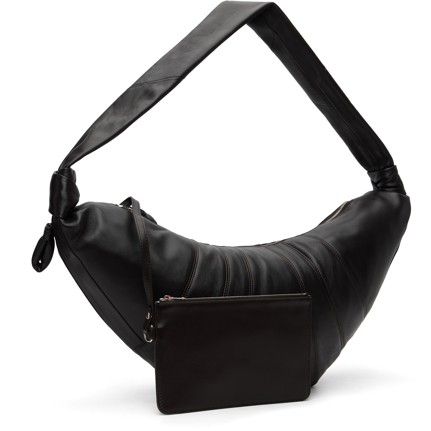 LEMAIRE Brown Bell Glasses Holder Pouch | Smart Closet