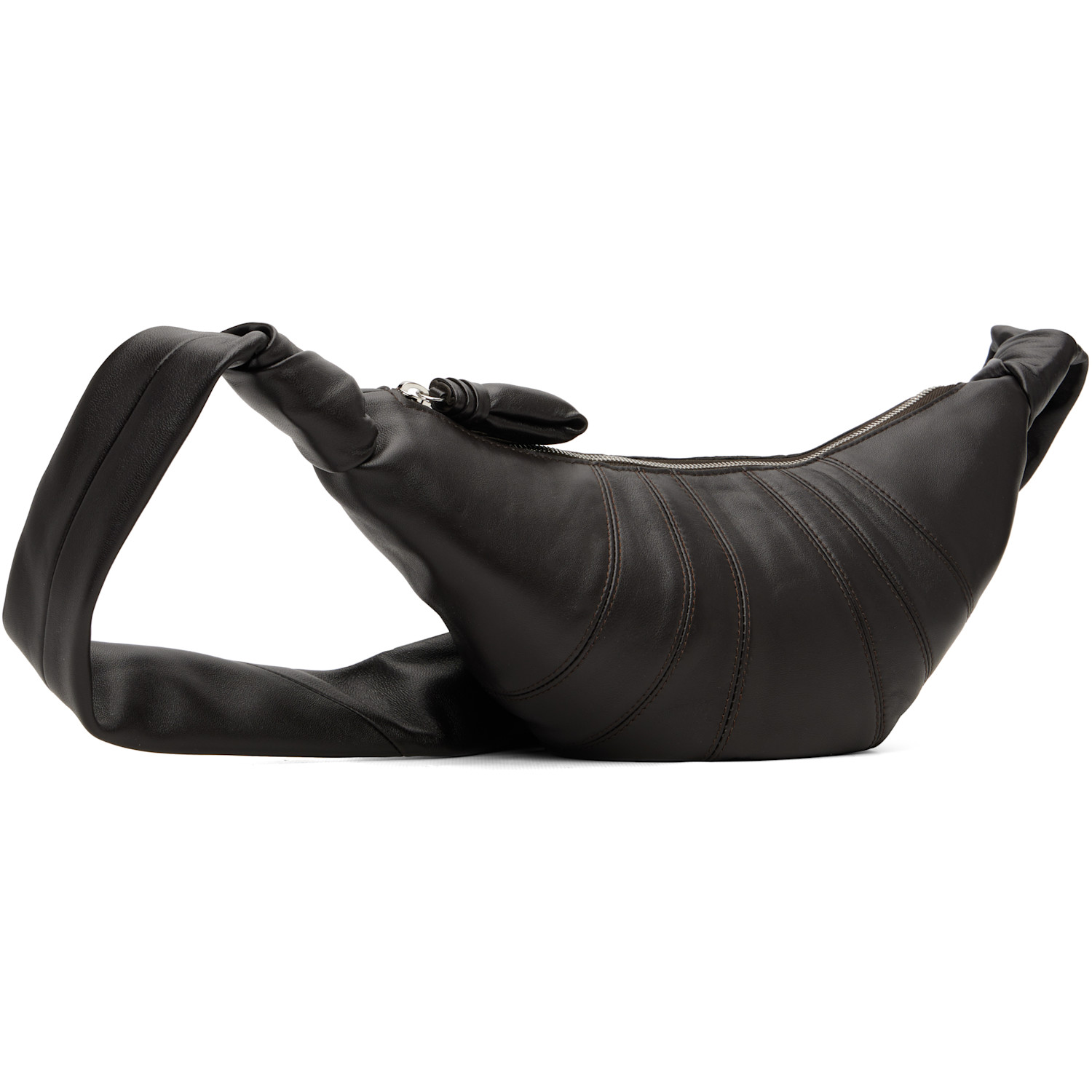  Lemaire Brown Small Croissant Bag 