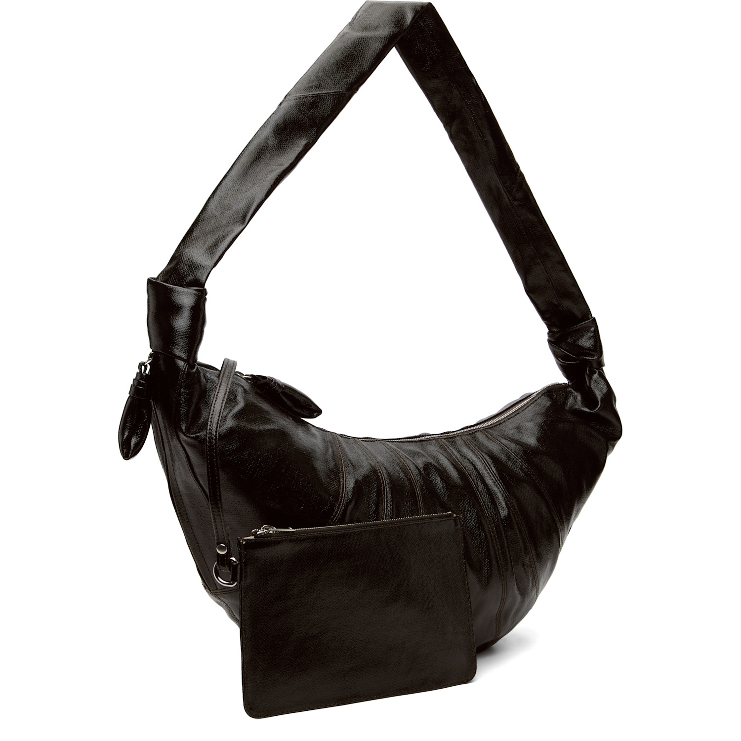  Lemaire Brown Large Croissant Bag 