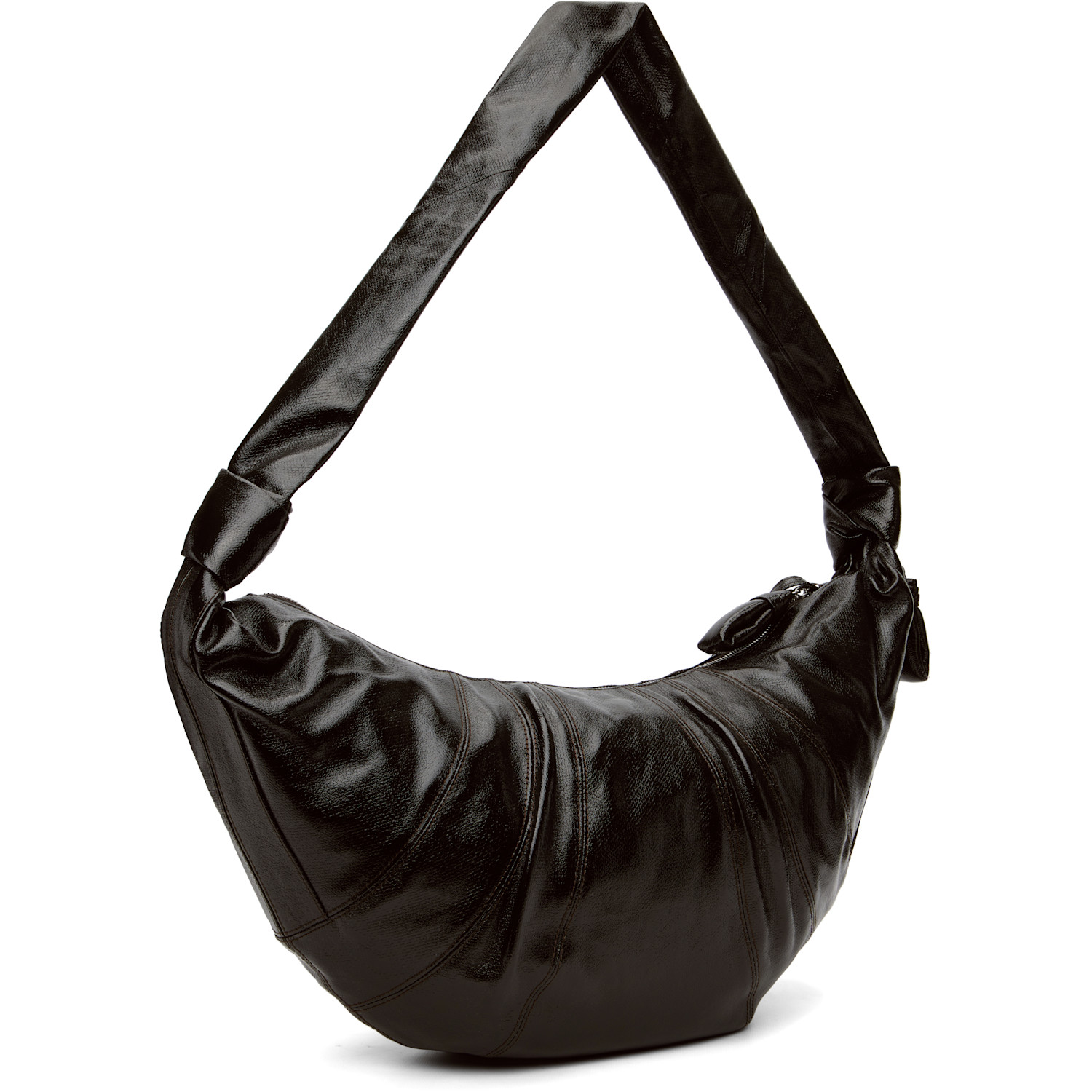  Lemaire Brown Large Croissant Bag 