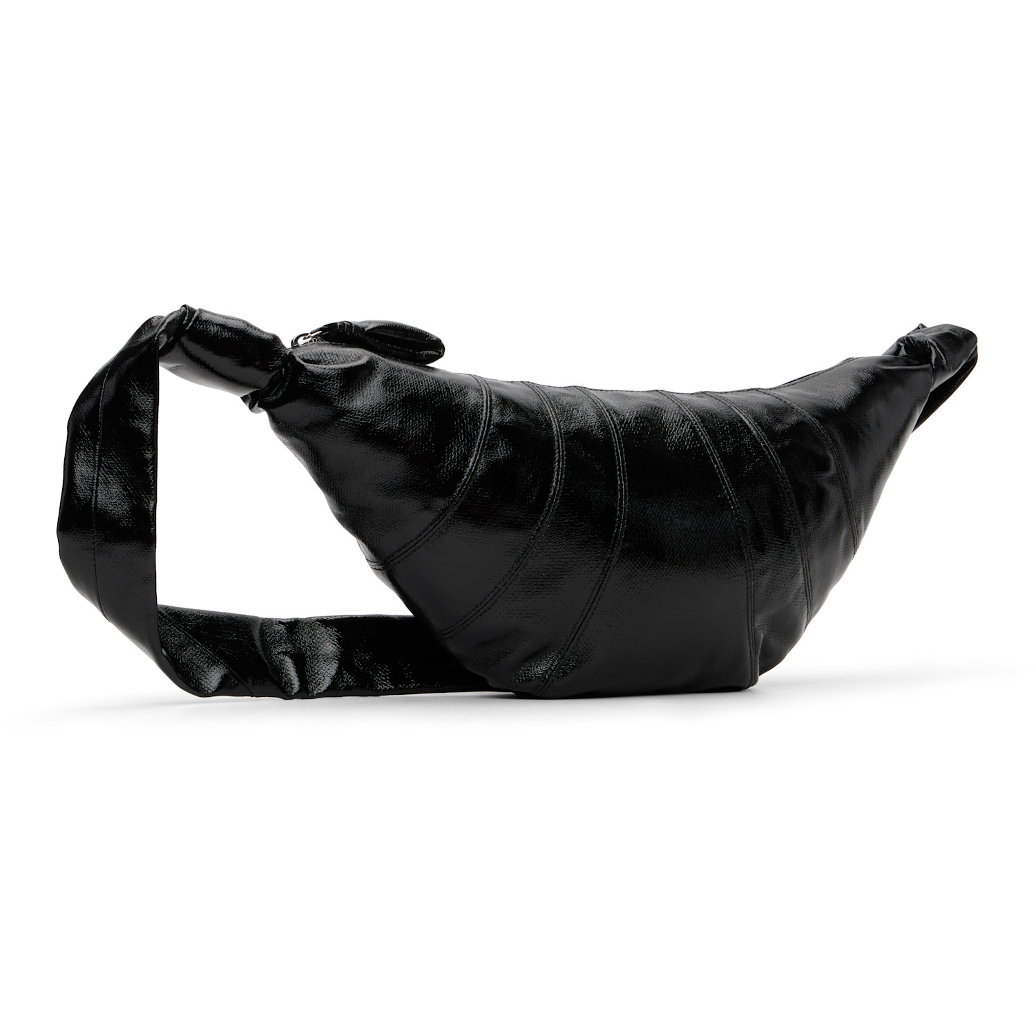  Lemaire Black Medium Croissant Bag 
